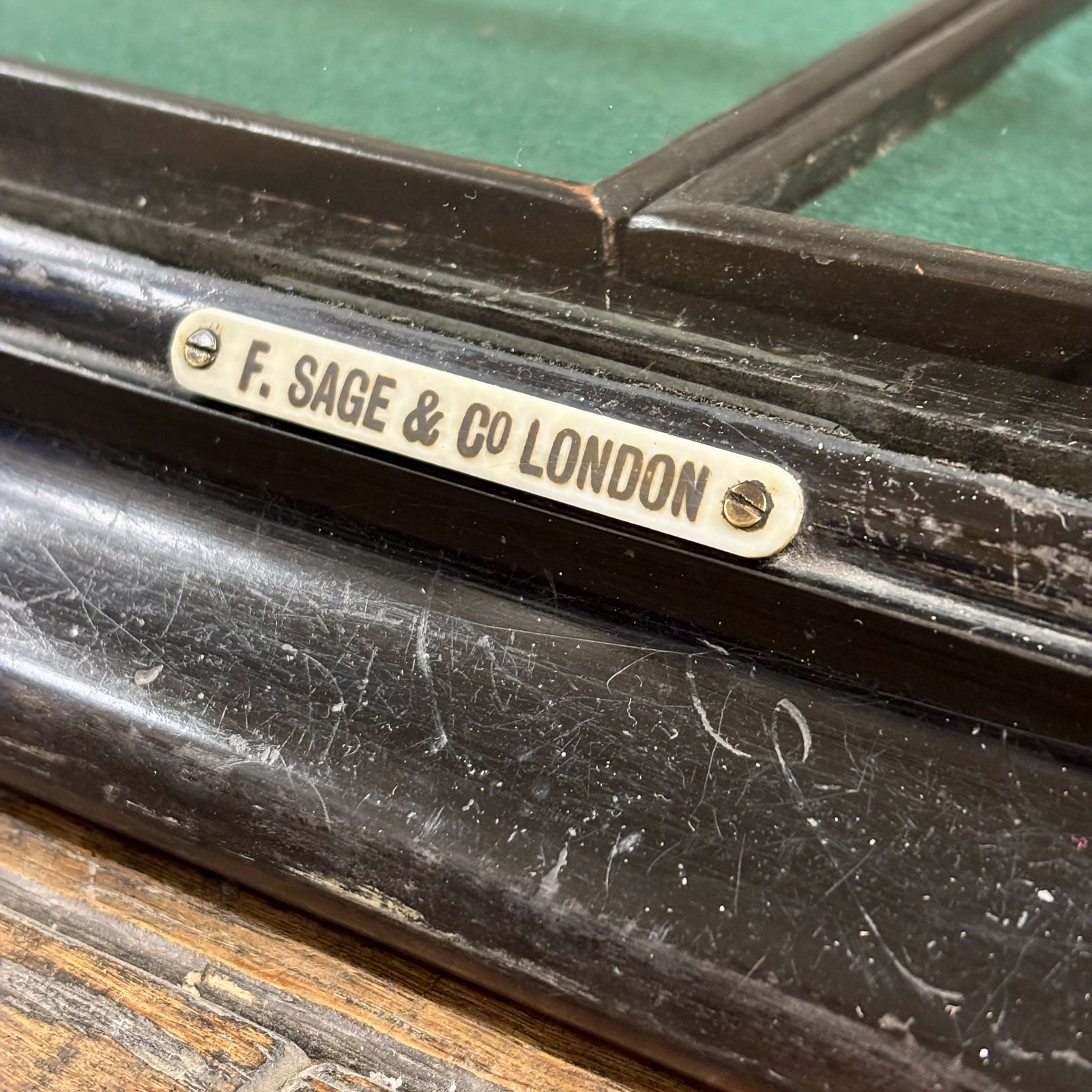 1910s F. Sage & Co. London Countertop Display Cabinet photo Furniture