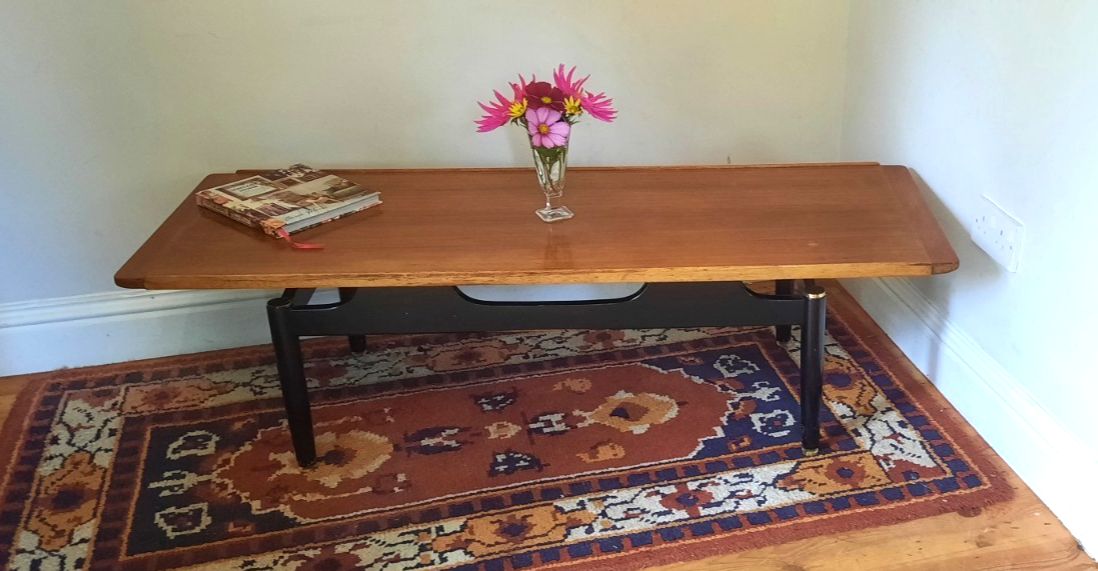 Vintage Mid Century Teak Coffee Table  G Plan Librenza Tola Long John