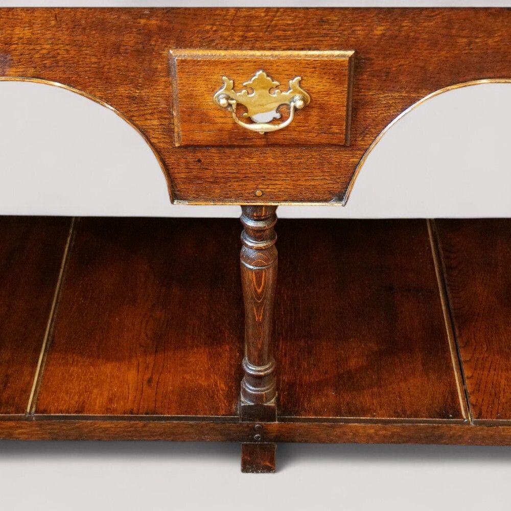 19th Century Oak Pot Board Dresser Base photo for sale