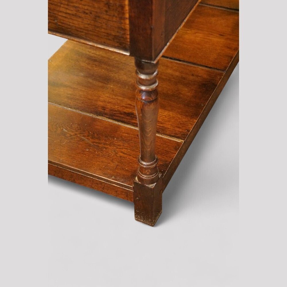 photo for sale 19th Century Oak Pot Board Dresser Base
