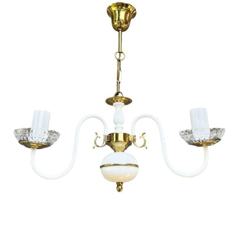 Lighting Aka Leuchten Chandelier, Hollywood Regency Style, Germany, 1970s. photo