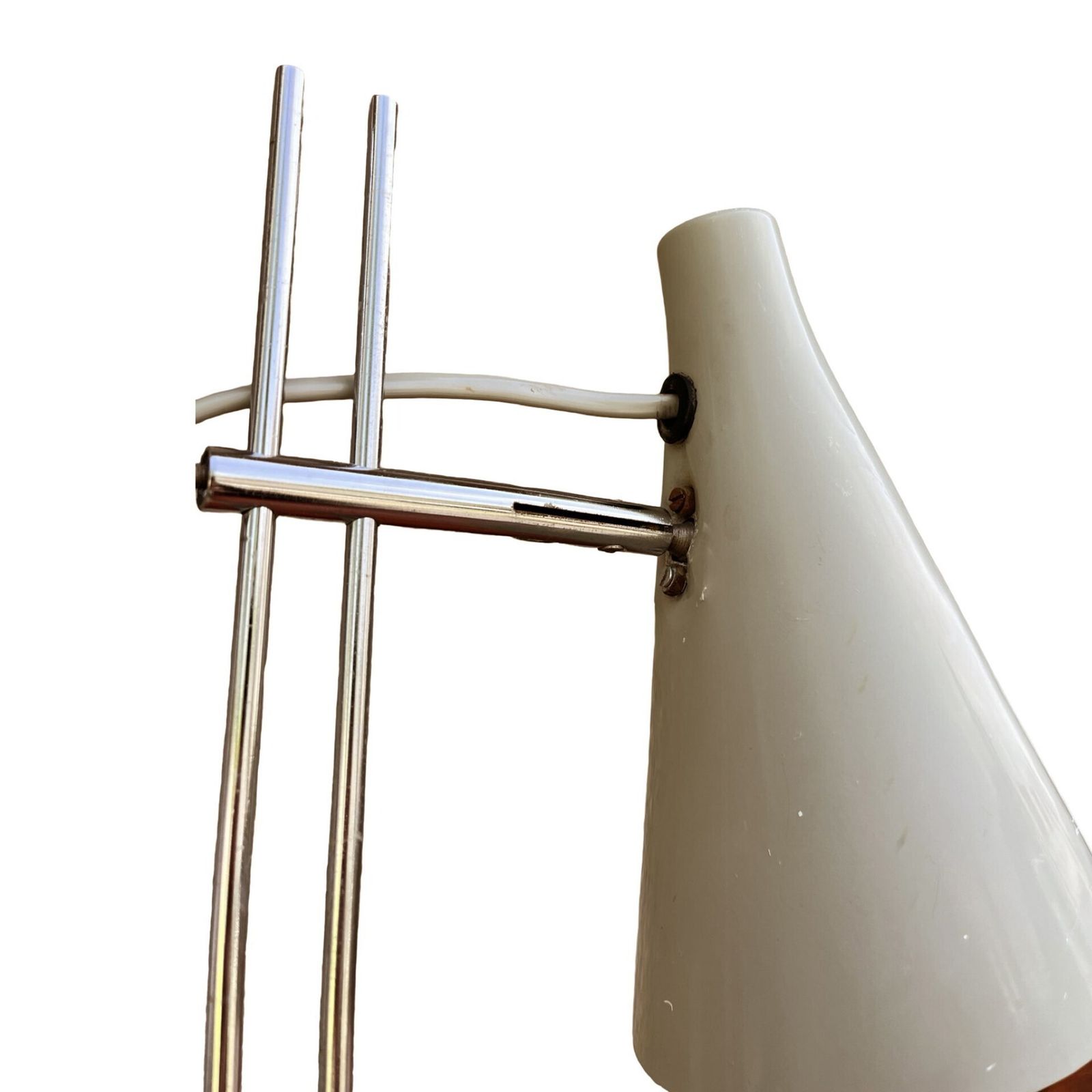 Grey Desk Lamp, Designed By J. Hurka, Lidokov, Czechoslovakia, 1960s photo vinterior