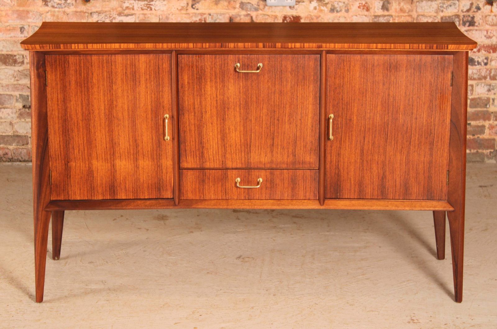 Mid Century Tola And Teak Sideboard By Everest, Circa 1960s photo furniture
