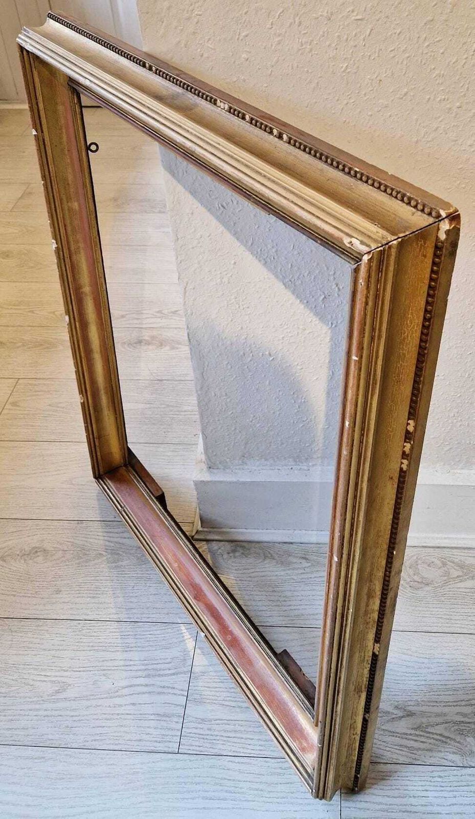 photo furniture Large Antique Wooden Gilt Picture Frame W 92cm X 72cm H