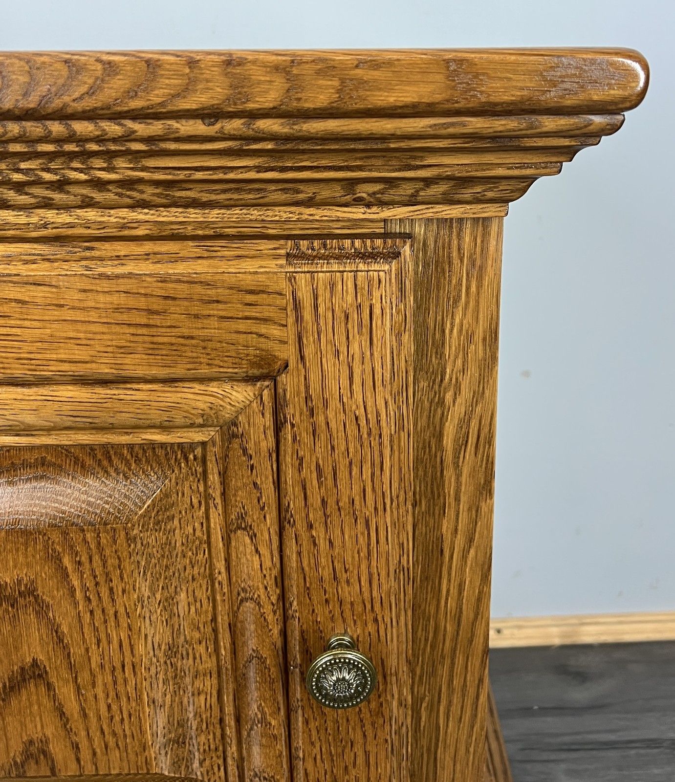 Pair Of  Bedside Tables Vintage French Style Nightstands Cabinets Lot 4307 photo vinterior