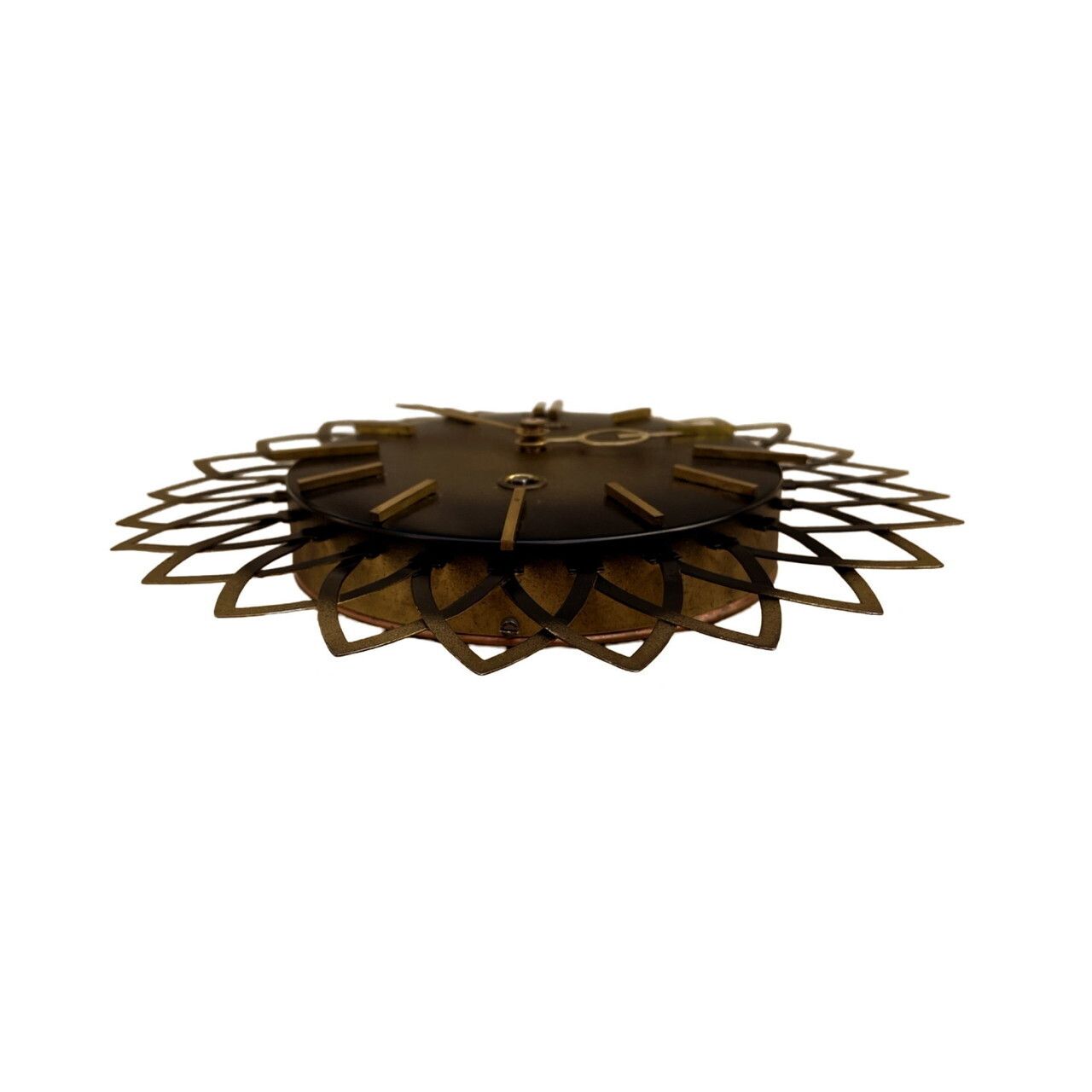 Mechanical Sun Hanging Clock Müller Germany 1960s photo 113.0