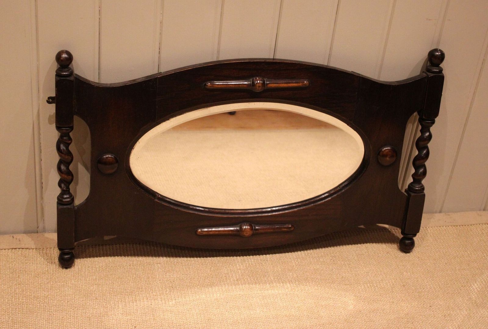 photo furniture Oak Framed Wall Mirror