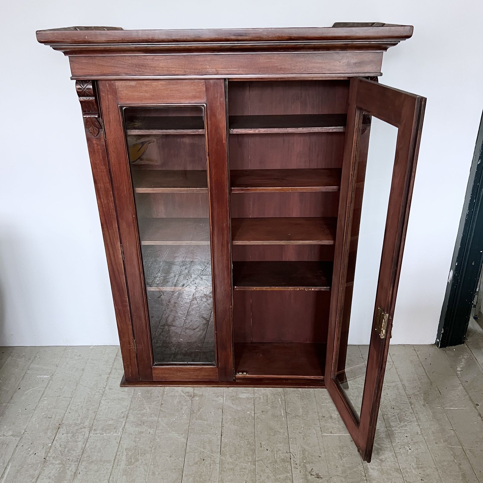 Wooden Glazed Shelving Unit photo Furniture