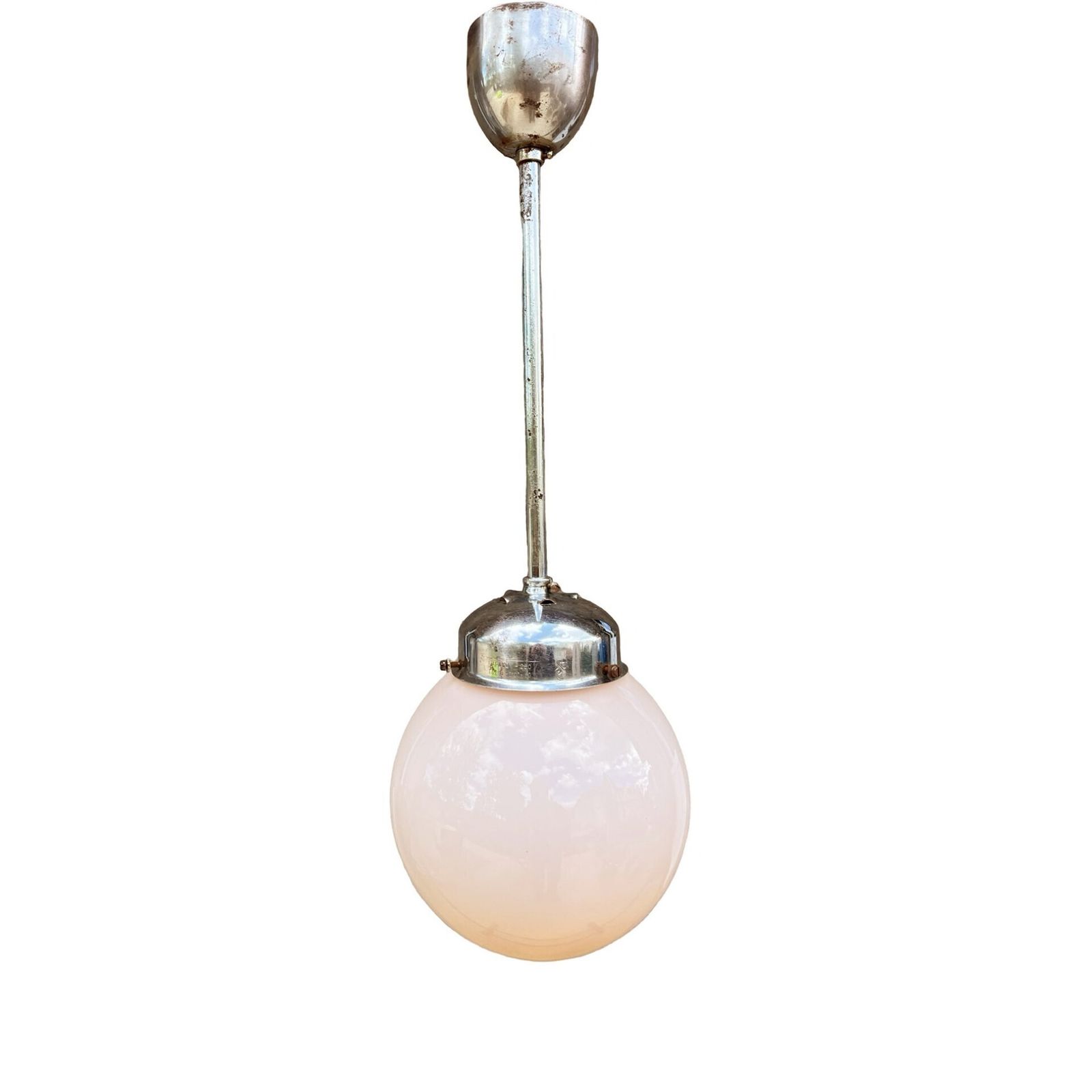 Art Deco Pendant Lamp, Napako, Czechoslovakia, 1940s.
