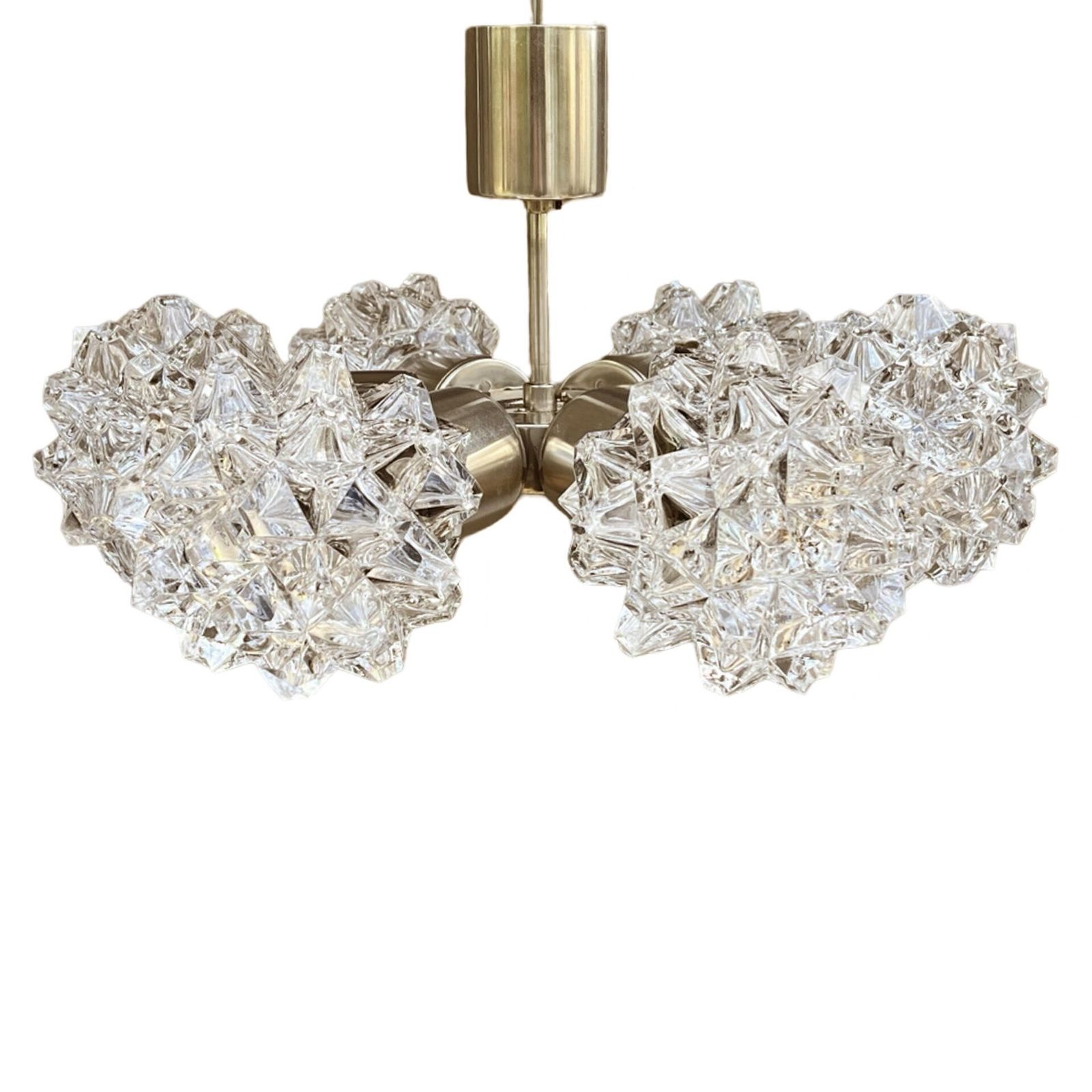 photo vintage Sputnik Chandelier, Kamenicky Senov, Czechoslovakia, 1970s.