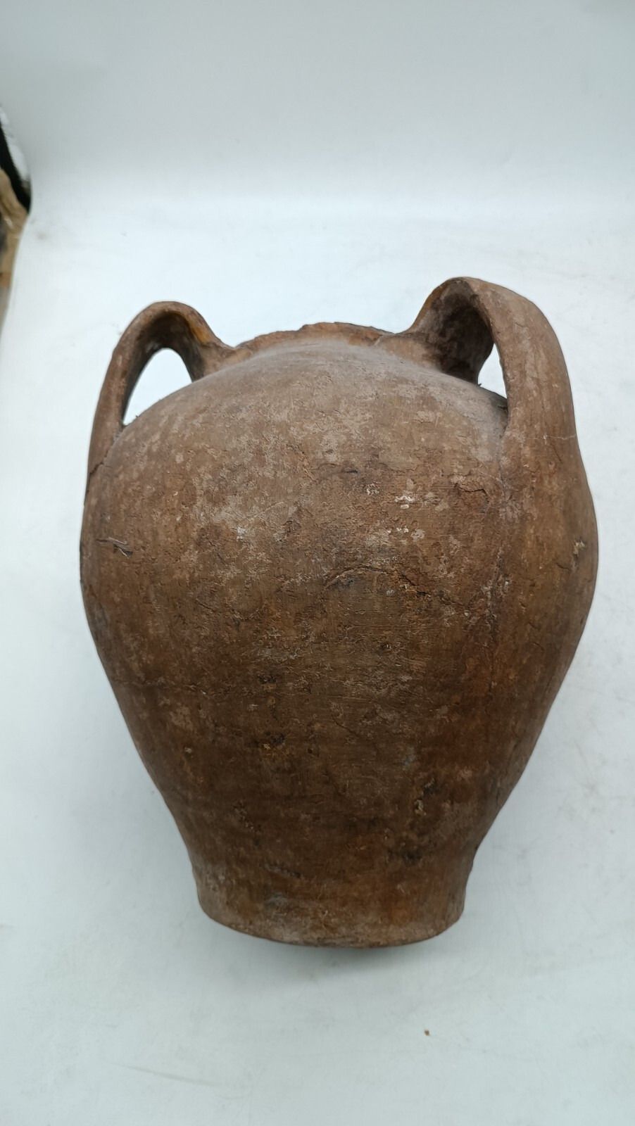 Antique Terracotta Vase Made In Italy photo vintage