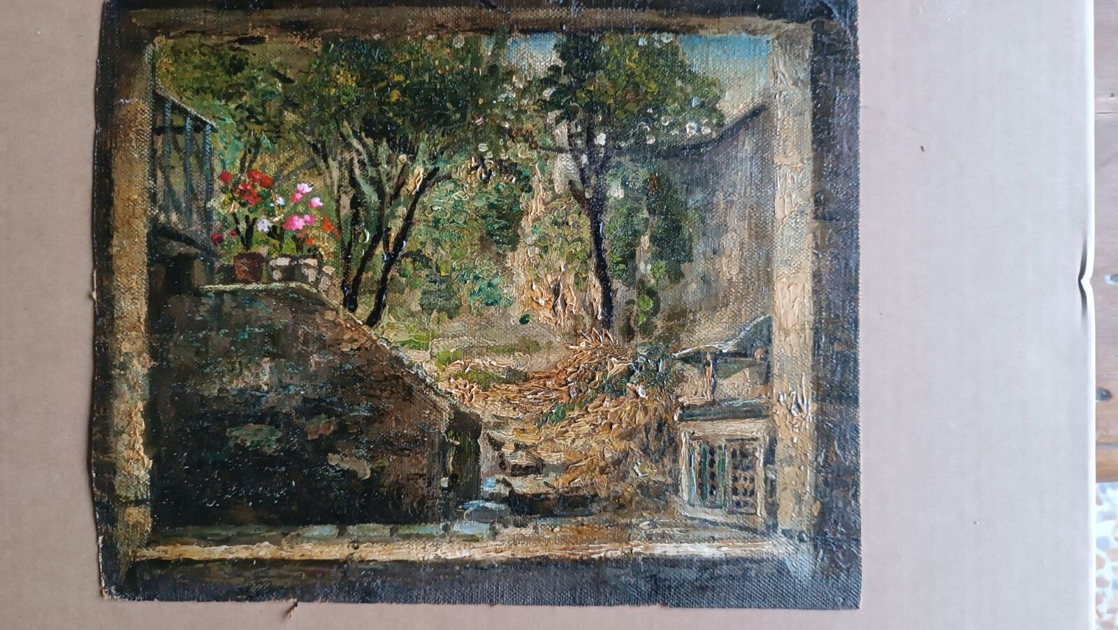 Ancient Painting Early 900s Italian School photo 263.0