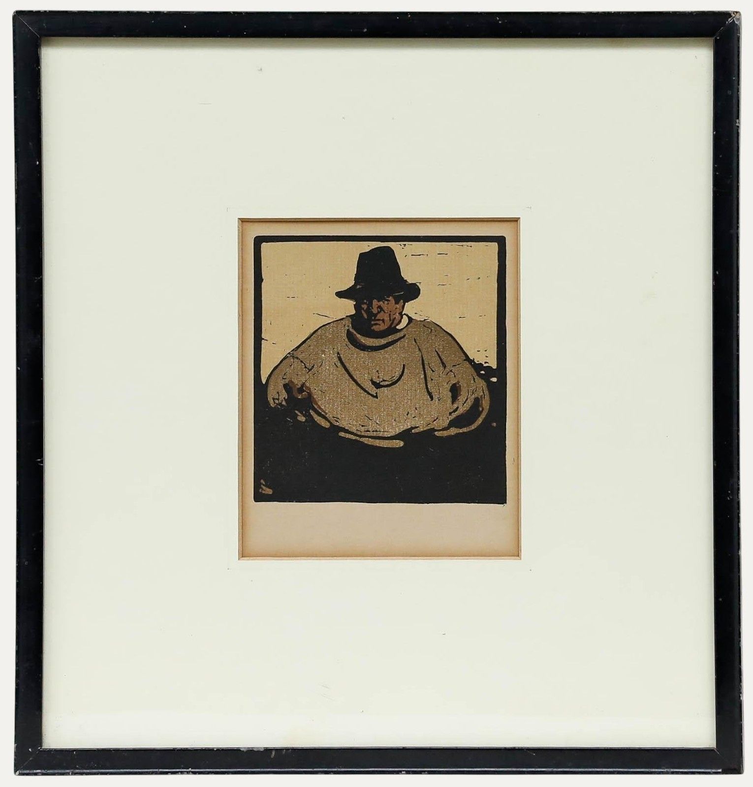 Sir William Nicholson (1872 1949) Early 20th Century Lithograph, A Fisherman