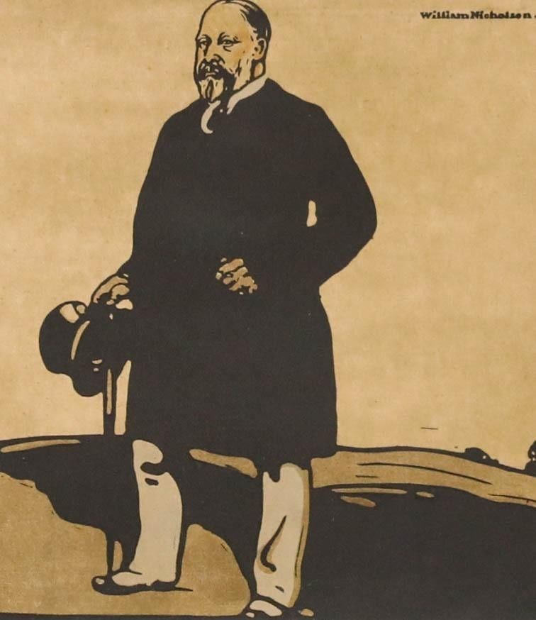 Sir William Nicholson (1872 1949)  Early 20th Century Lithograph Prince Of Wales photo furniture