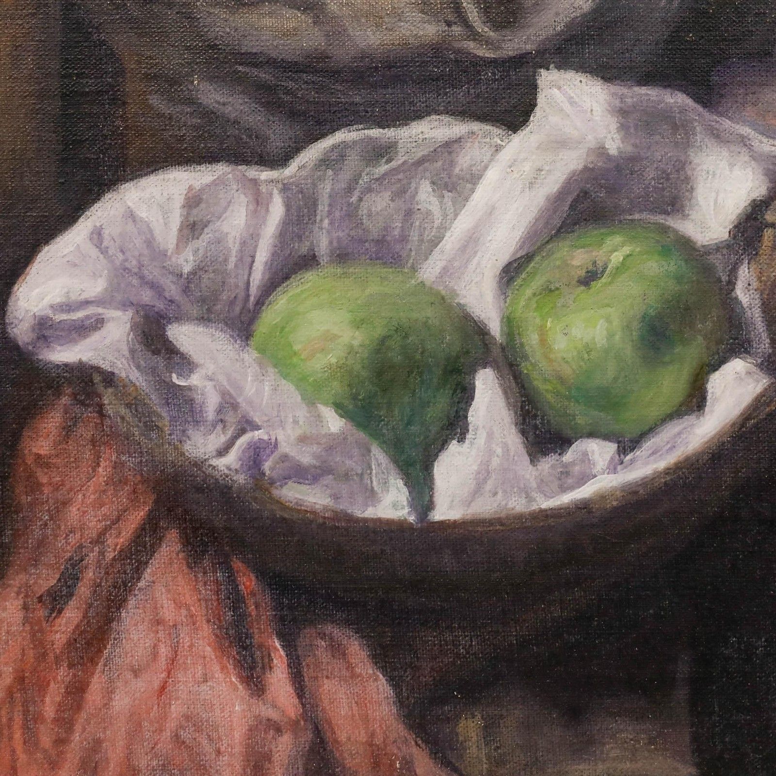 George Weissbort (1928 2013) 20th Century Oil, Bramley Apples photo Art