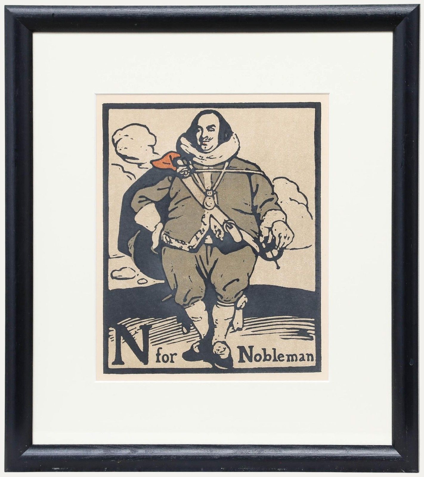 Sir William Nicholson (1872 1949)  Early 20th Century Lithograph, N For Nobleman