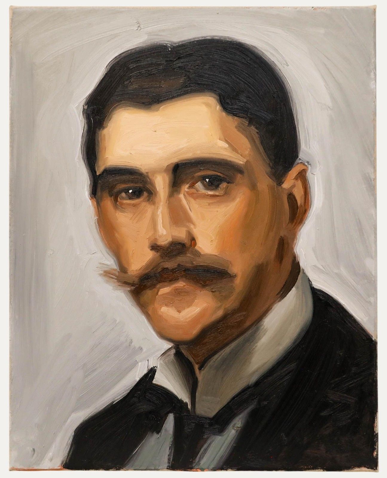 Nick Todhunter Contemporary Oil, Portrait Of Robert Brough