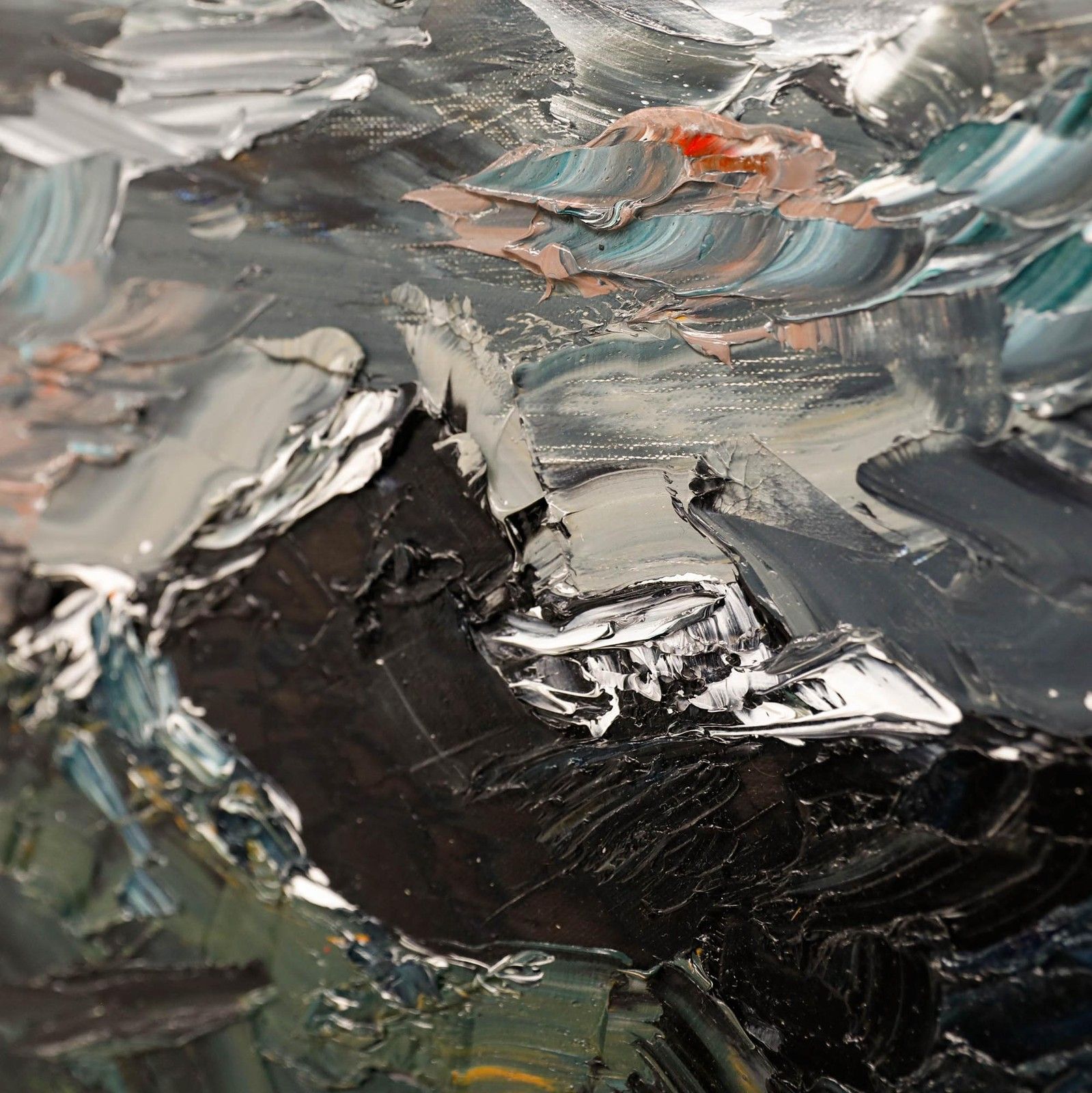 Daniel Nichols Contemporary Oil, Mountains At Dusk photo 175.0