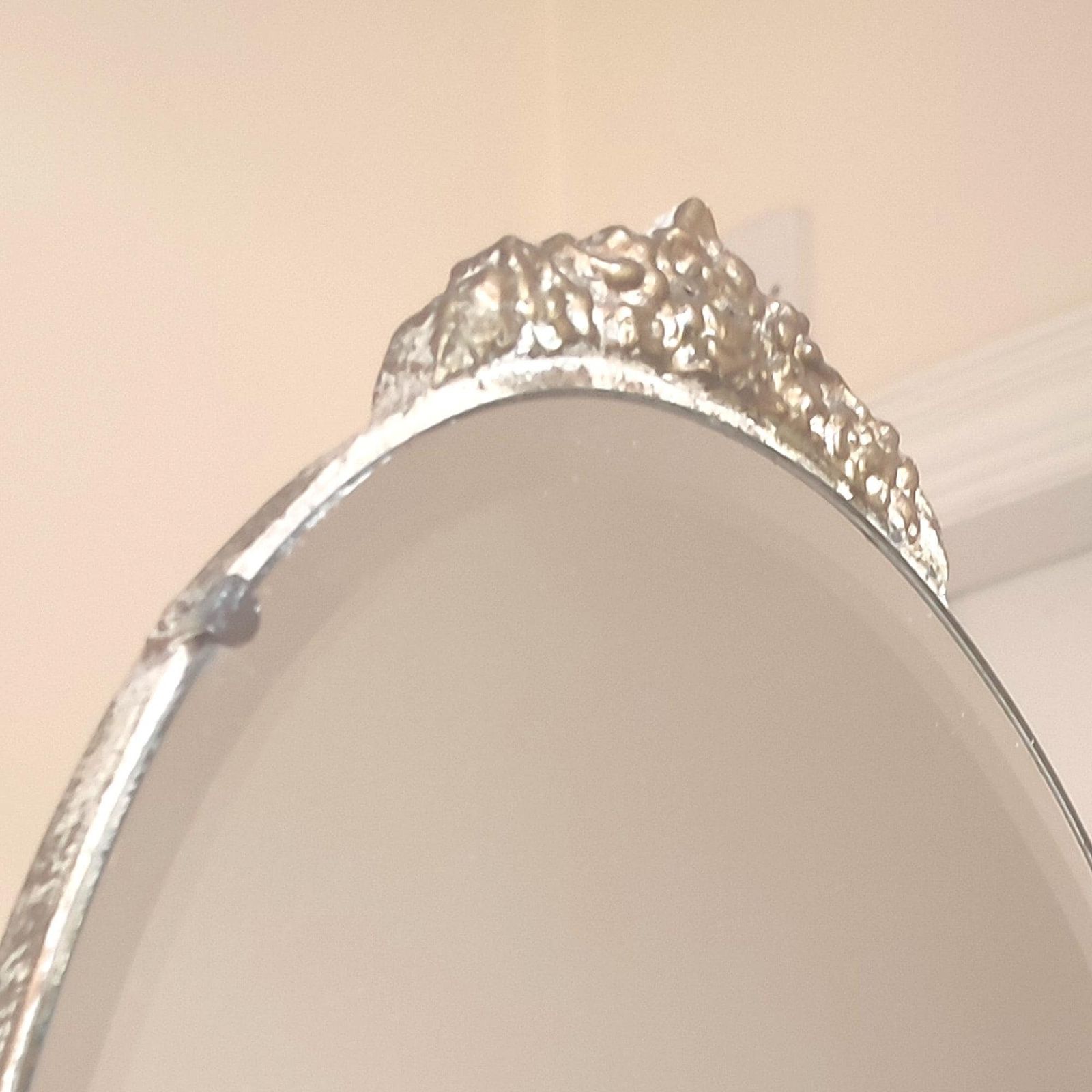 Miss Haversham's Romantic Ruin: Shabby Chic Gold Gilt Triptych Triple Vanity Mirror photo buy