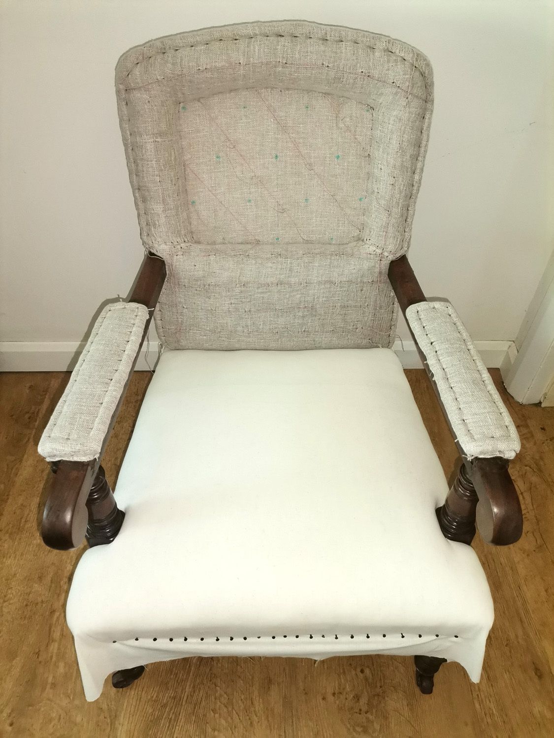 Victorian Upholstered Armchair / Easy Chair By Marsh, Jones & Cribb photo furniture