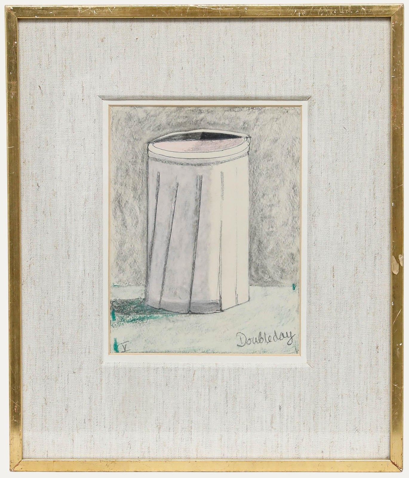 John Doubleday (B.1947) Framed 20th Century Crayon, Still Life V