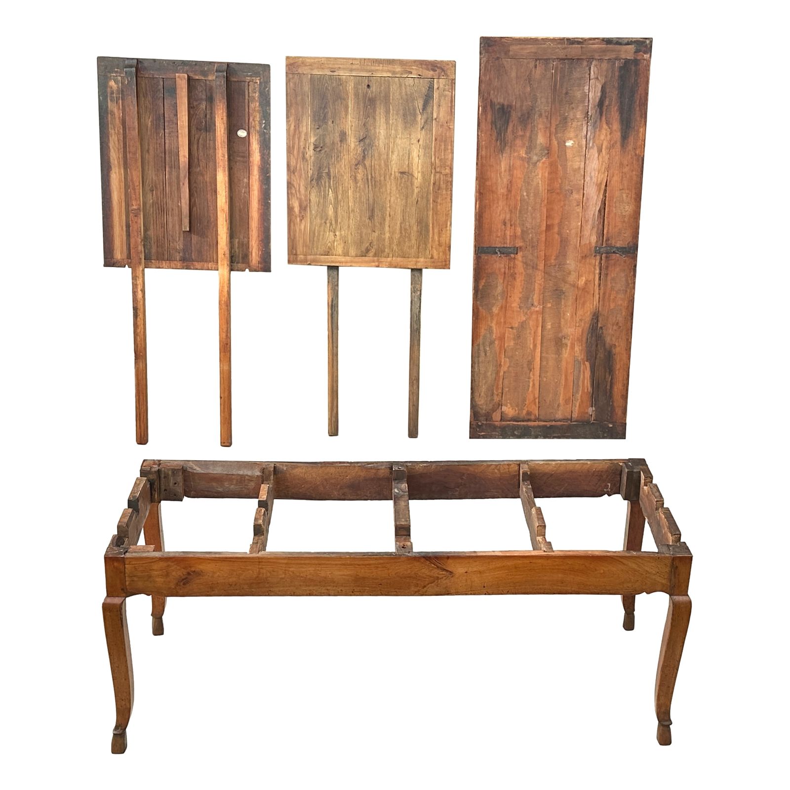 photo for sale Large Early 19th Century Farmhouse Kitchen Extending Dining Table (France, Circa 1820)