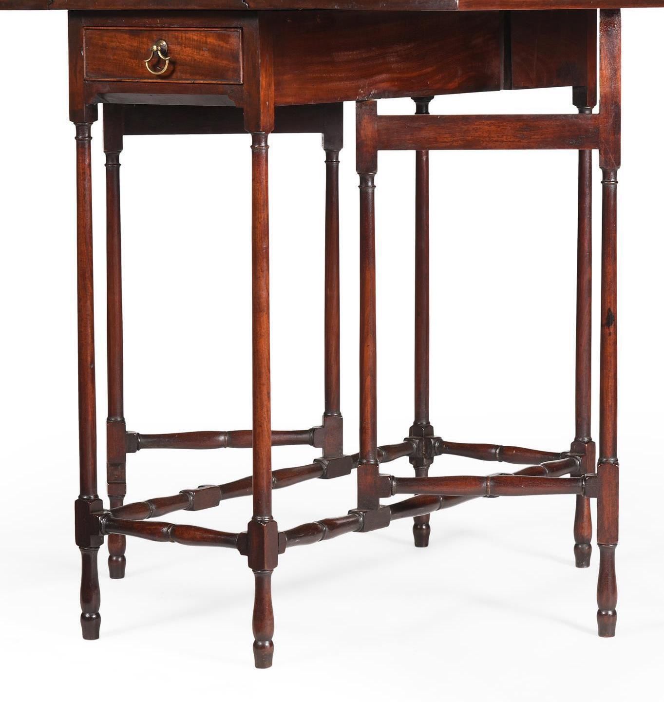 18th Century Mahogany Spider Leg Occasional Table (England, Circa 1760) photo furniture