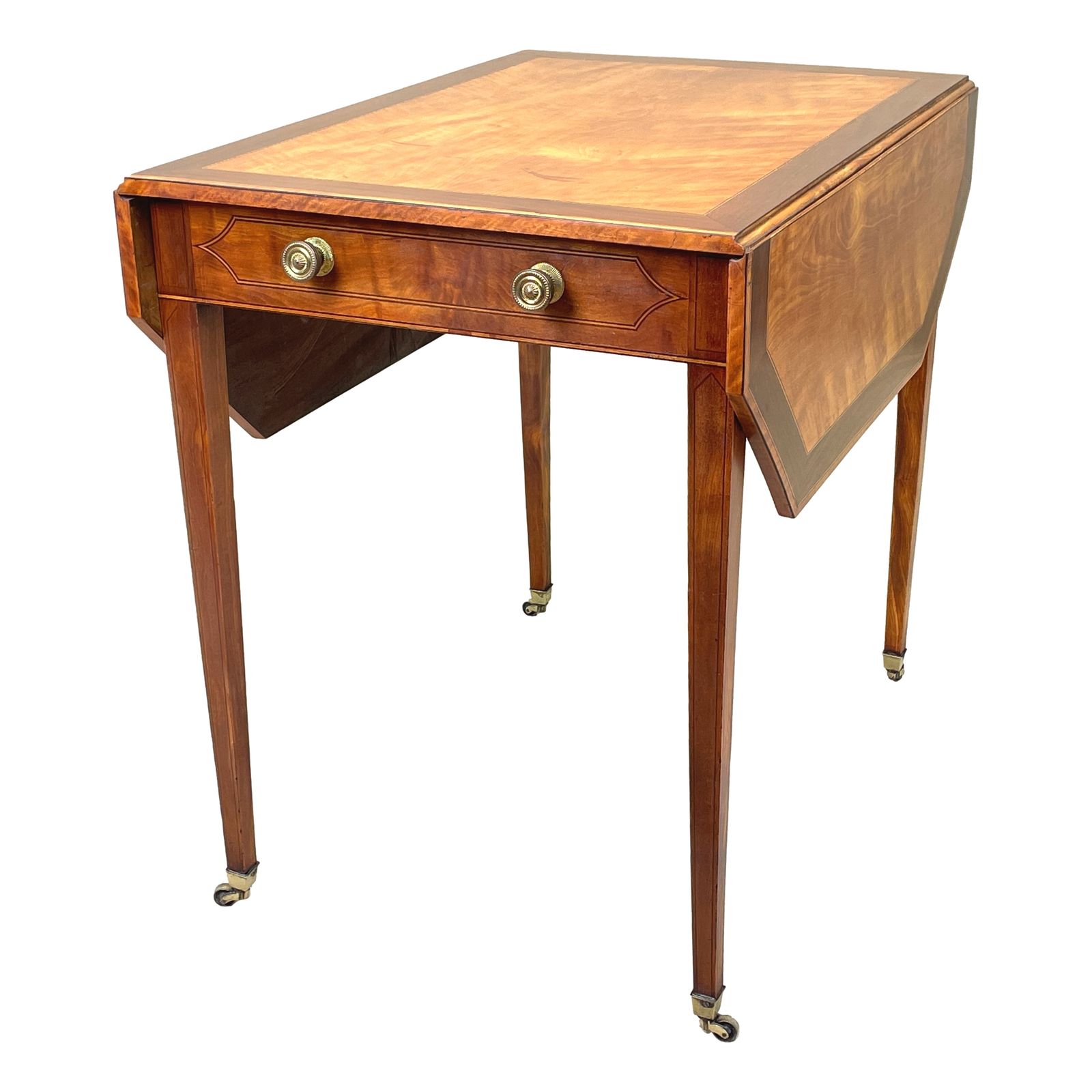 Georgian Satinwood Pembroke Table (England, Circa 1790) photo Furniture