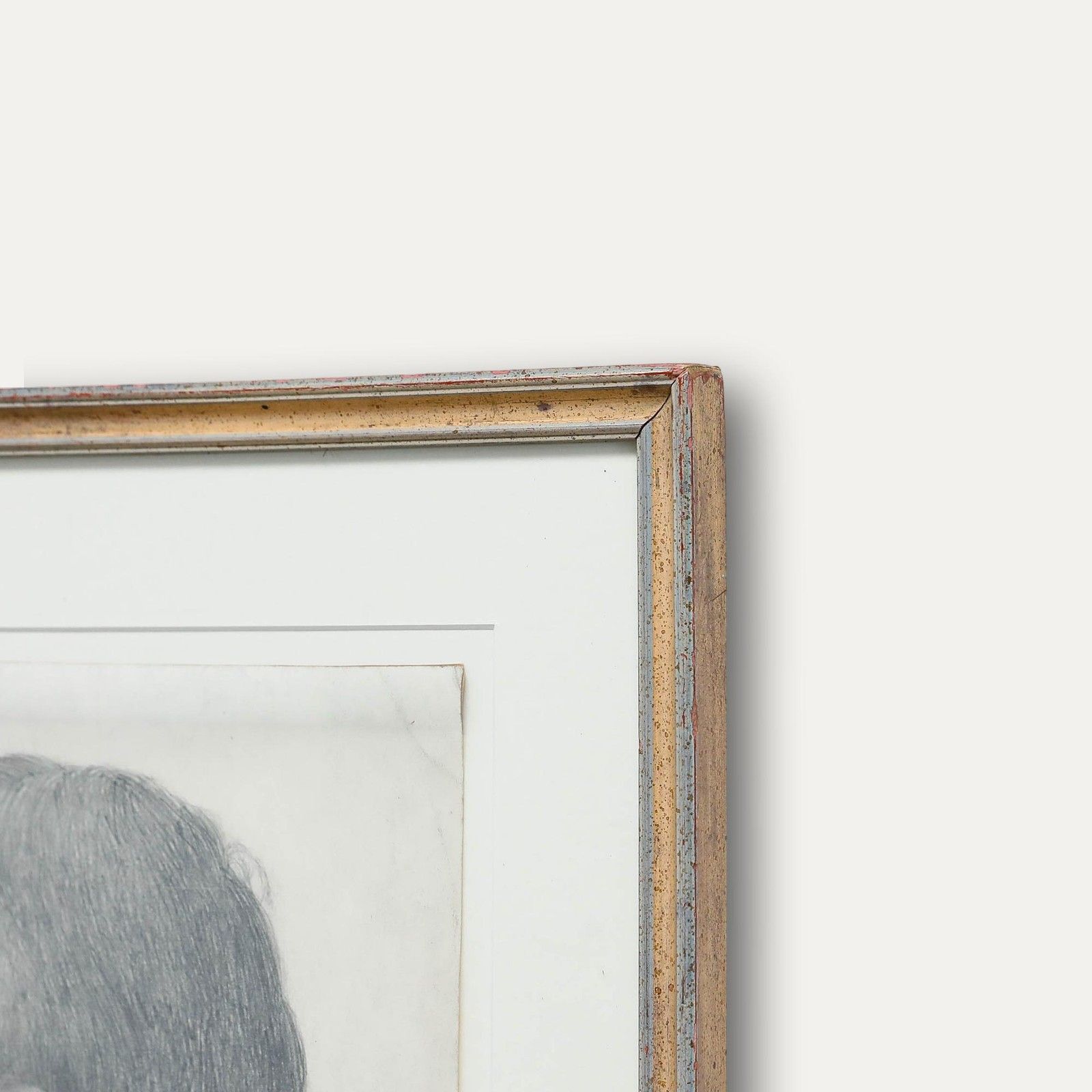William Henry Ladd 1912 Graphite Drawing, Portrait Of A Gentleman In Profile photo 225.0