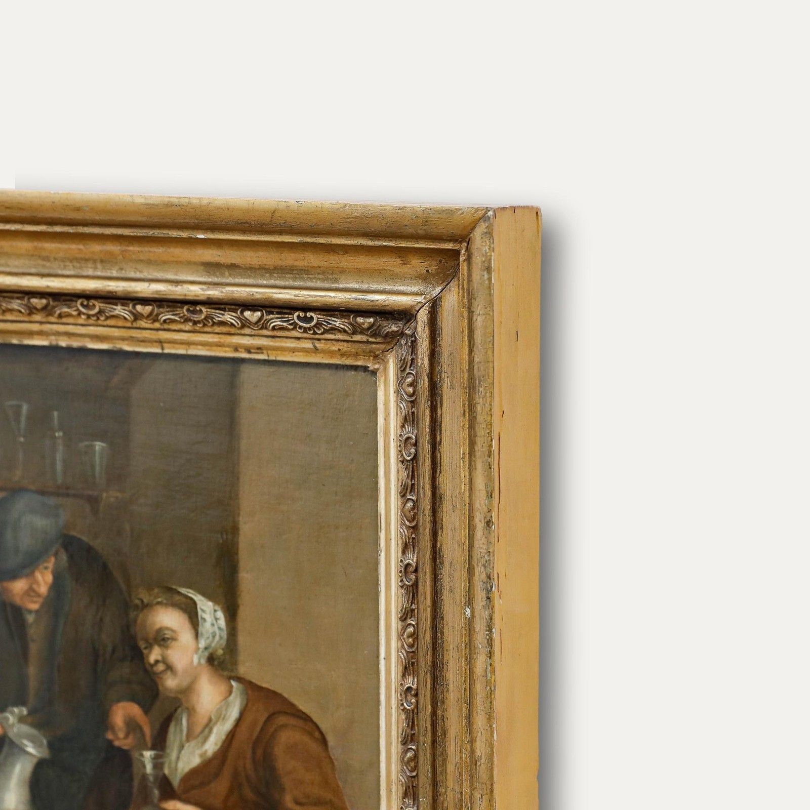 Dutch School 19th Century Oil Couple At The Table photo 350.0