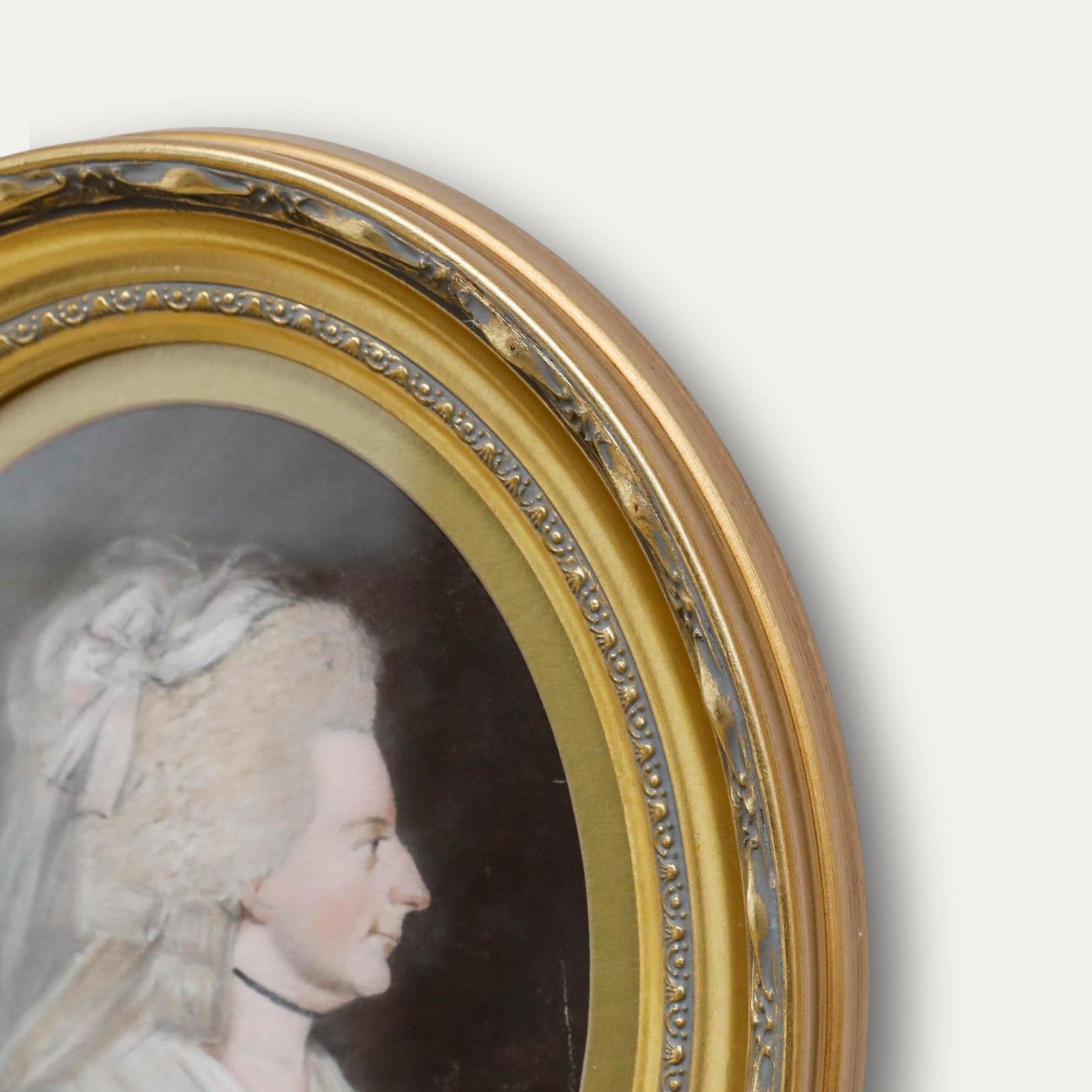 English School Early 19th Century Pastel Lady In Profile photo Art