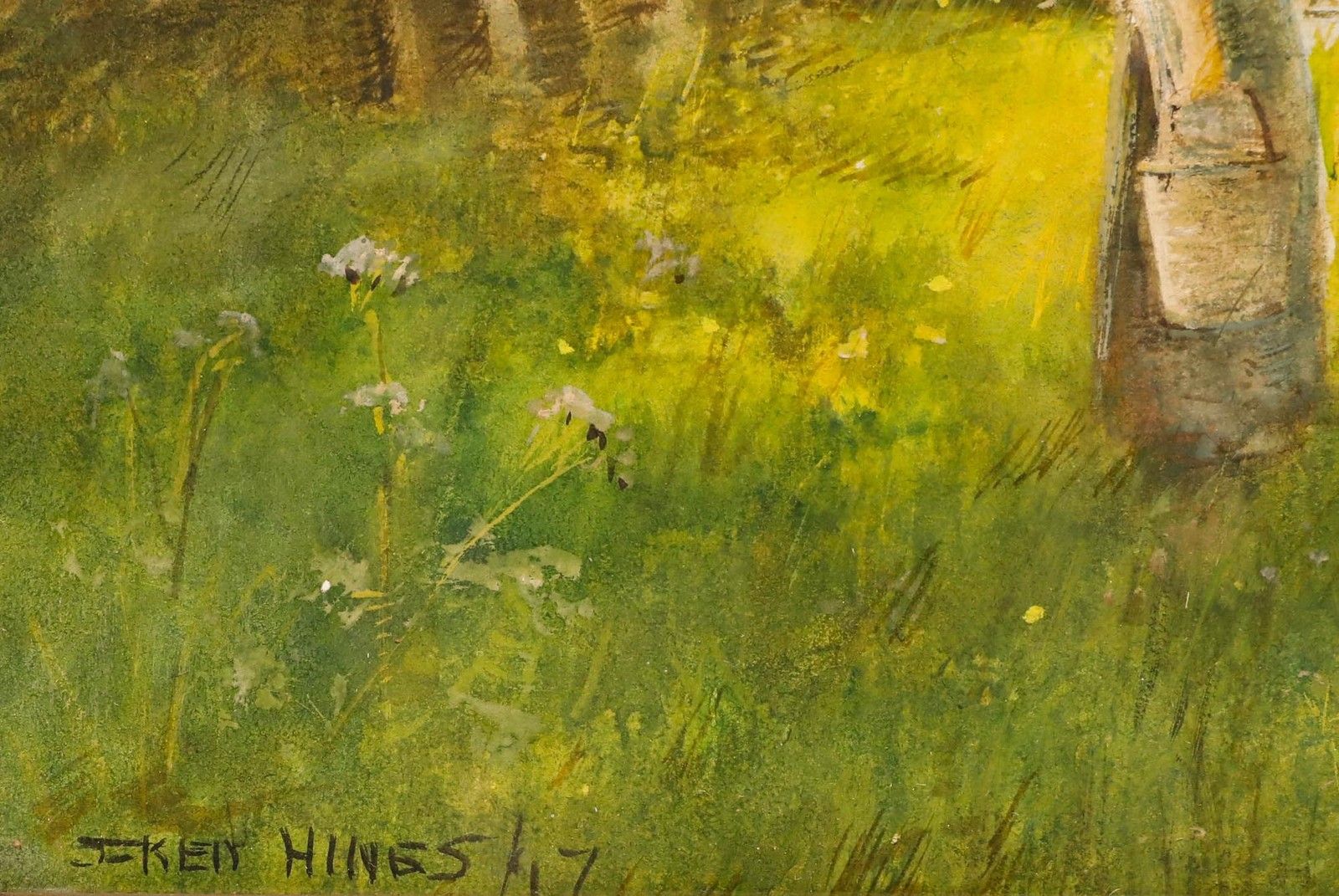 Frederick Hines (Fl.1875 1928) Framed Watercolour, Cattle Beside A Footbridge photo vinterior