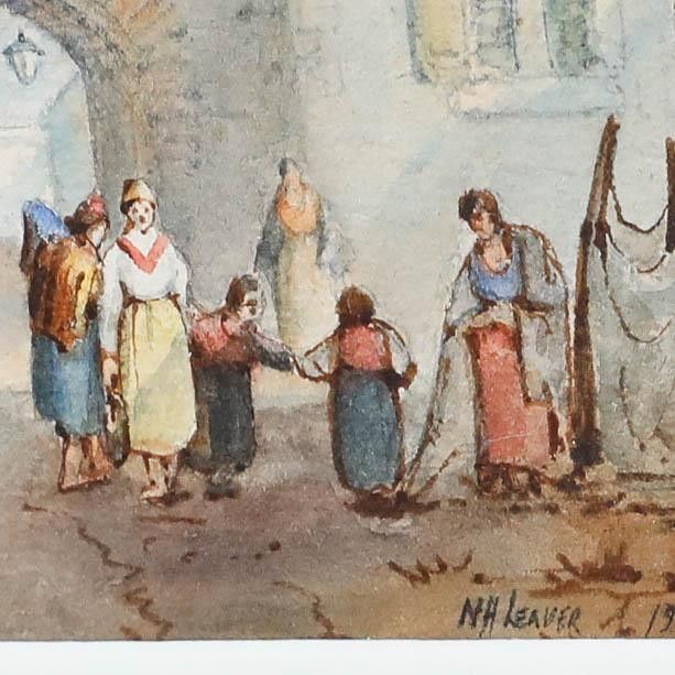 Noel Harry Leaver (1889 1951) Framed Watercolour, View Of The Tower photo vinterior