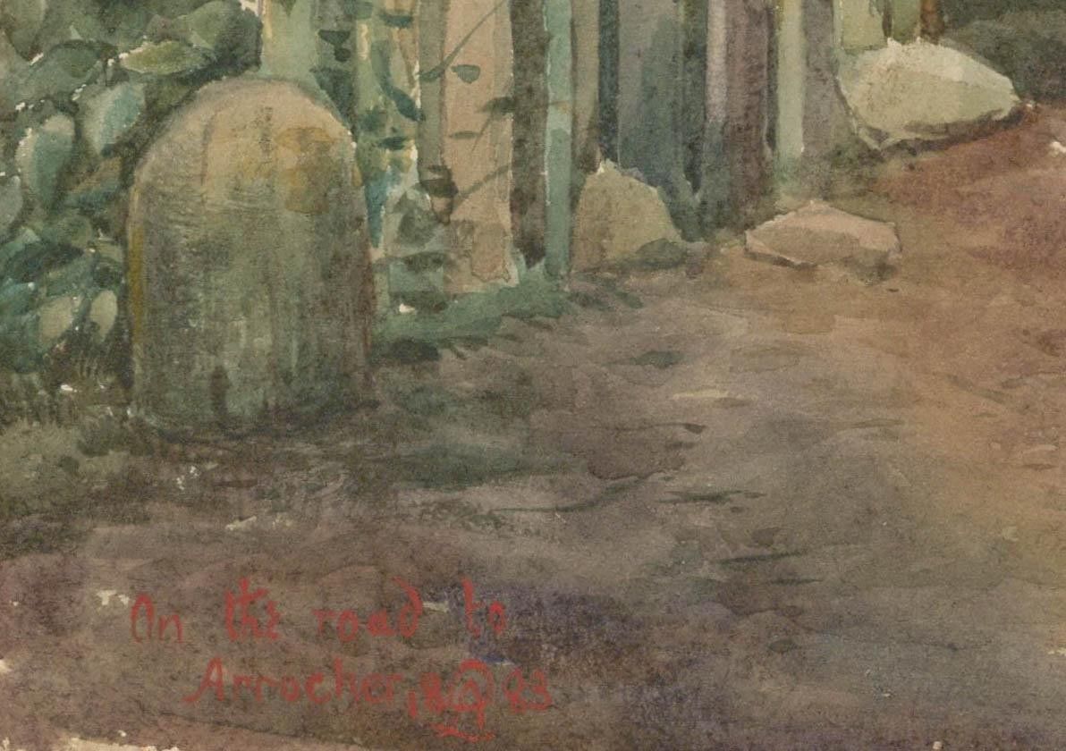 1883 Watercolour Road To Arrocher photo Art