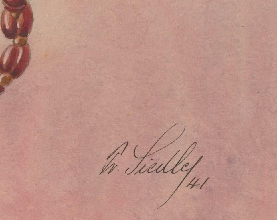 Fr. Siedler Mid 20th Century Watercolour, Scorpion photo for sale