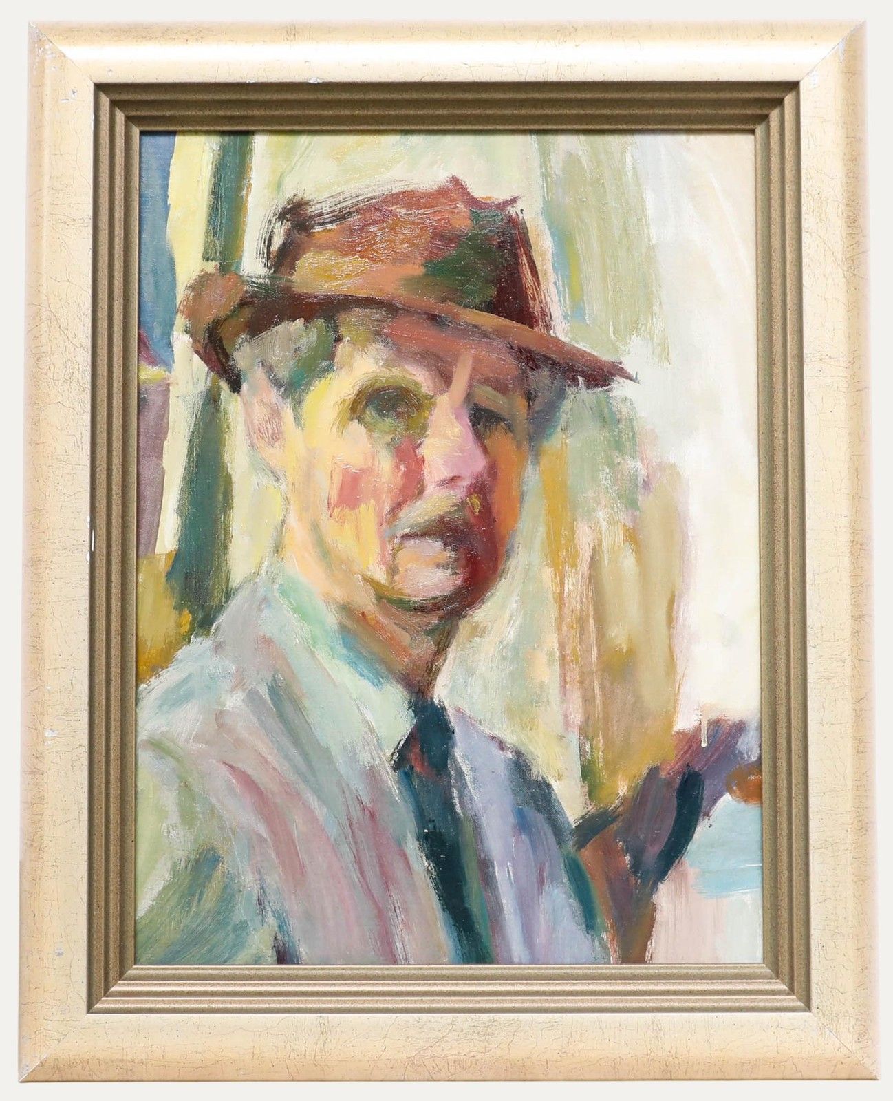 Willem Kouwer Boomkens (1911 1991) 20th Century Oil, Self Portrait