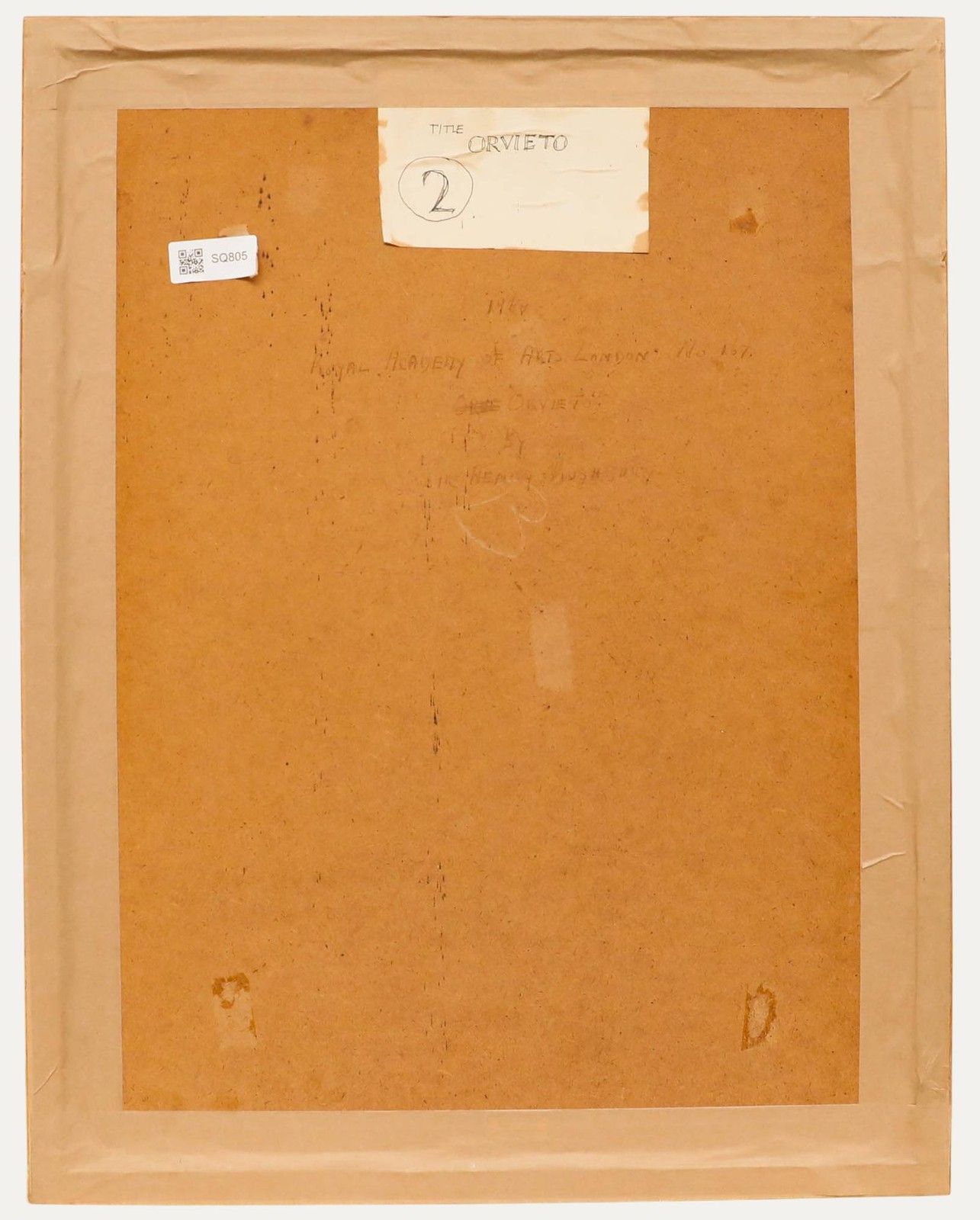 Sir Henry George Rushbury Ra (1889 1968) 1968 Watercolour, Orvieto photo for sale