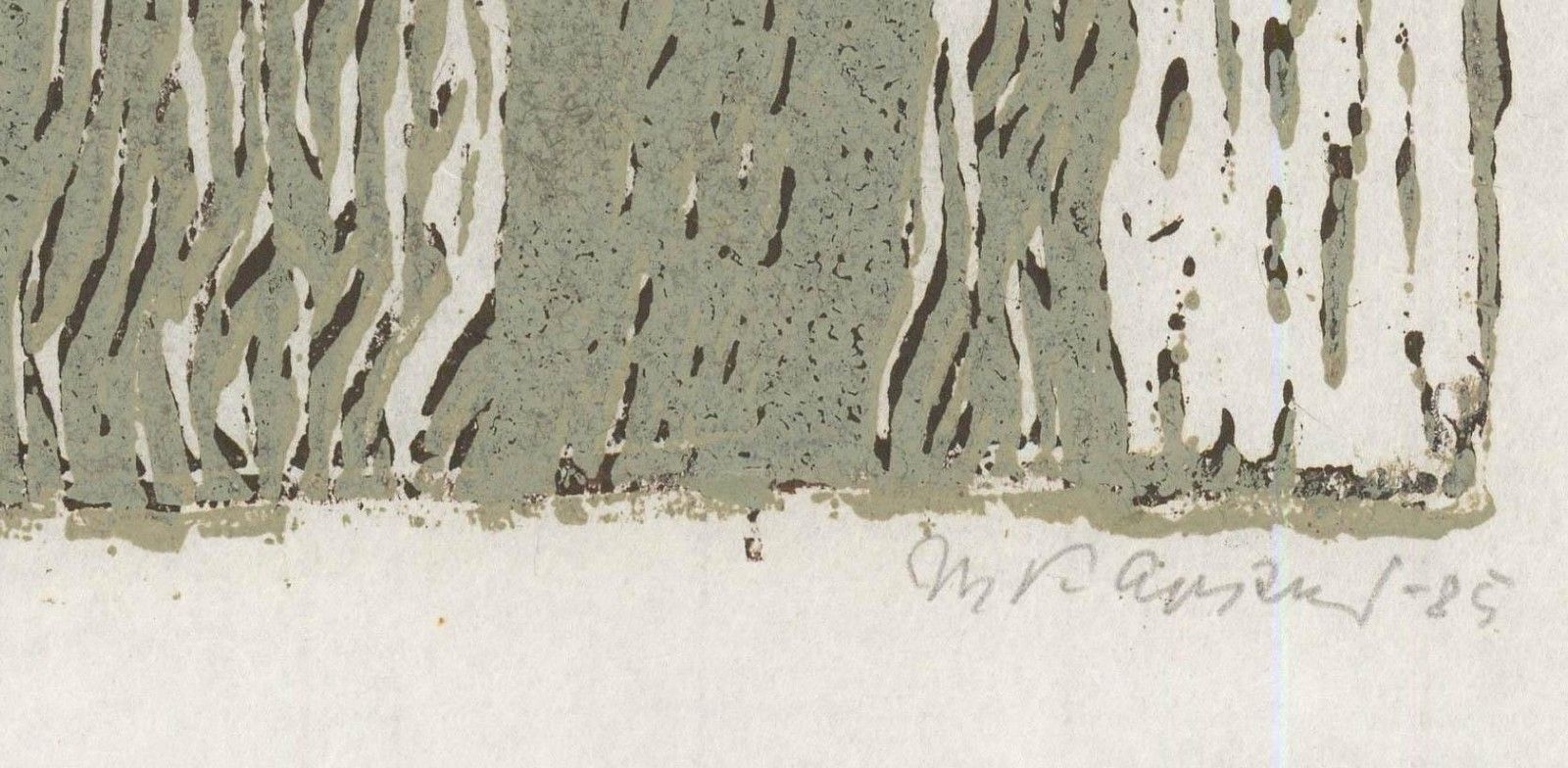 M. Karstens 20th Century Woodcut, The Crown Of A Tree photo Art