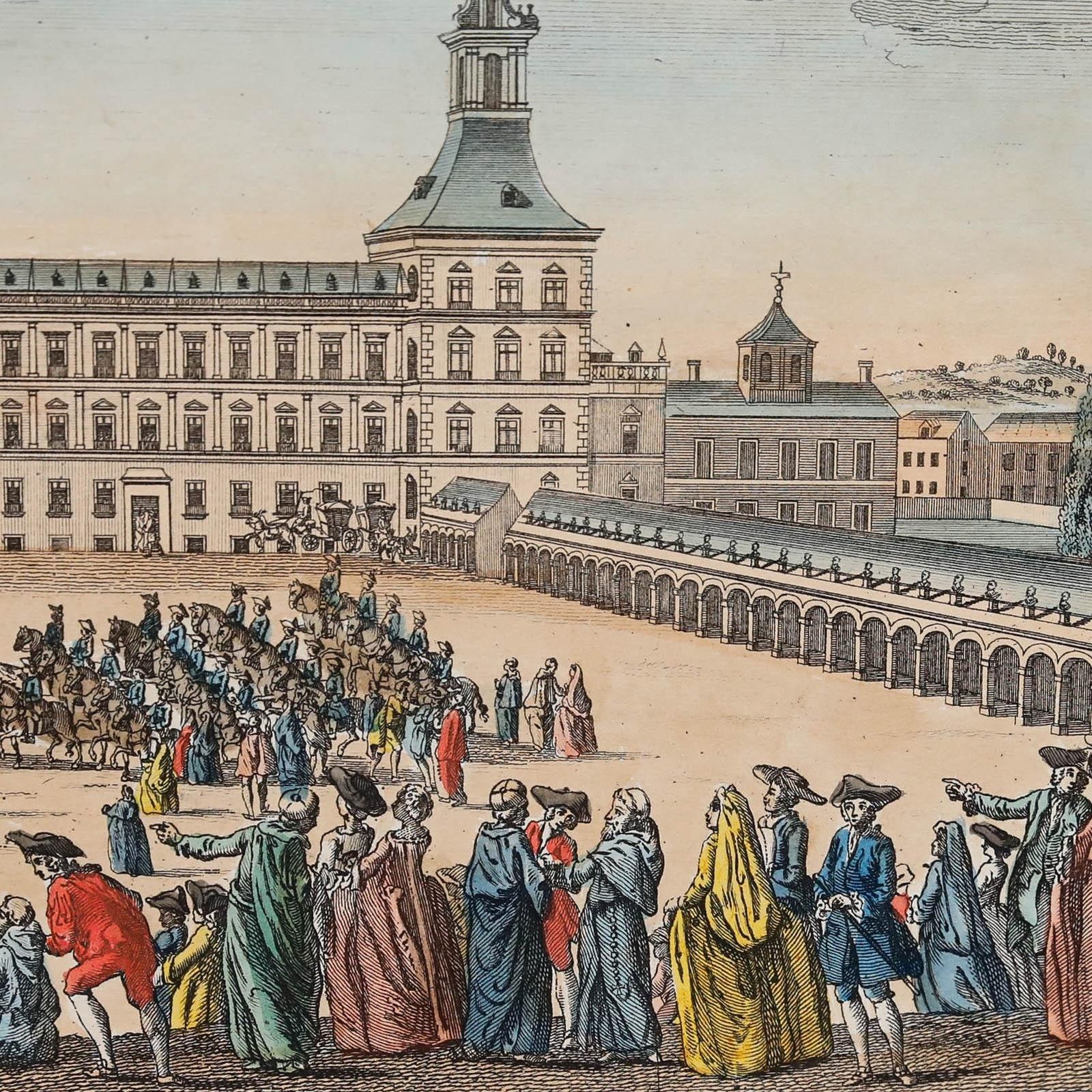 Robert Sayer (1725 1794) 18th Century Engraving, A View Of The Royal Palace photo Art