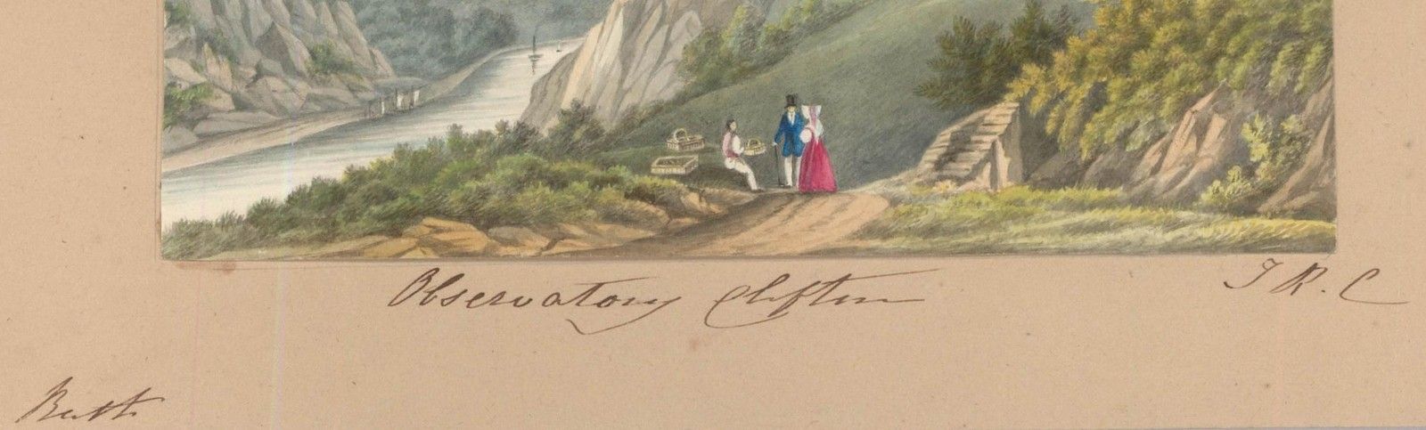 Thomas Remnant Charleton (1756 1849) Watercolour, The Observatory, Clifton photo Art