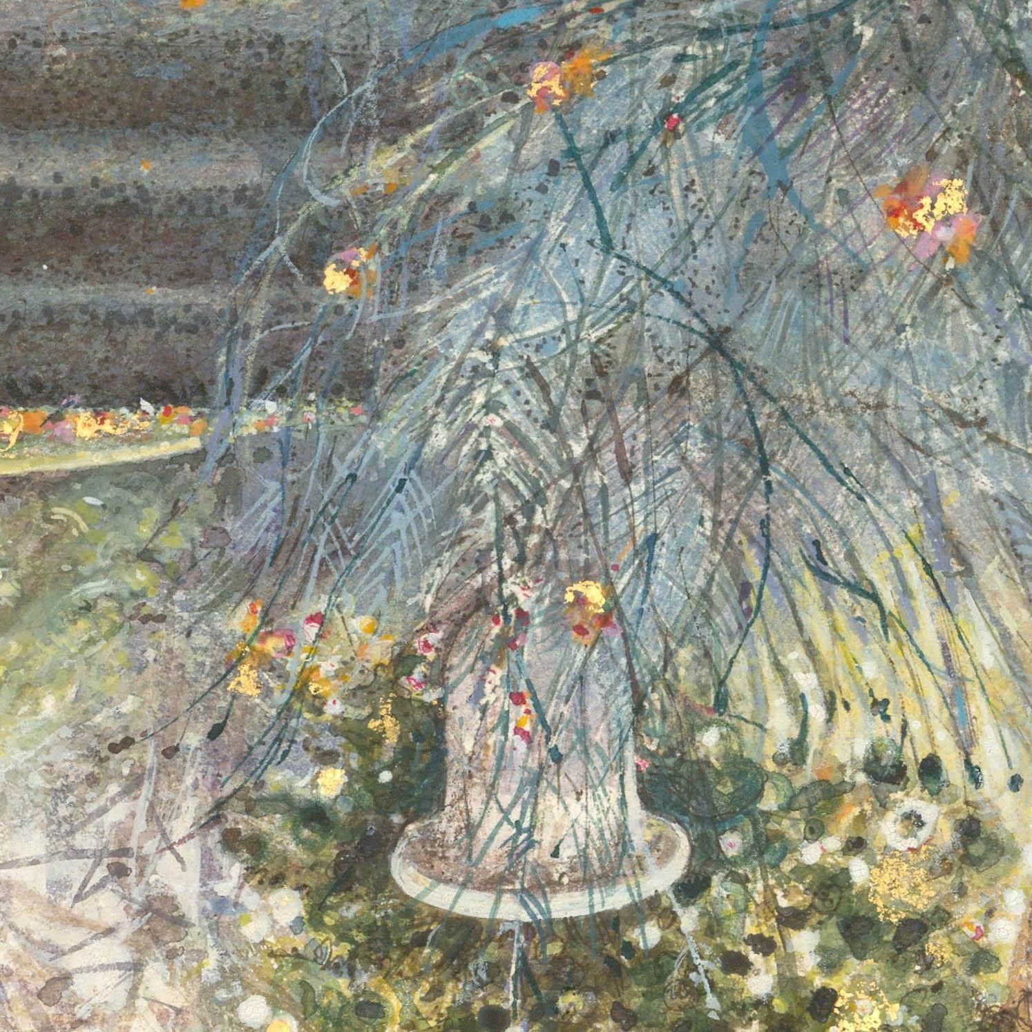 Norah K. Rogerson 20th Century Watercolour, Urn On The Steps photo for sale