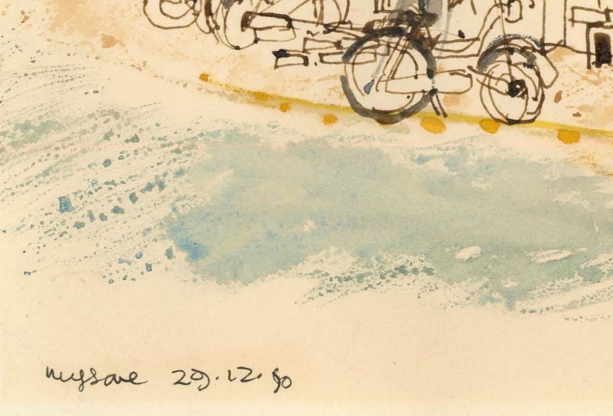 Norah K. Rogerson 20th Century Watercolour, Mysore, India photo Art