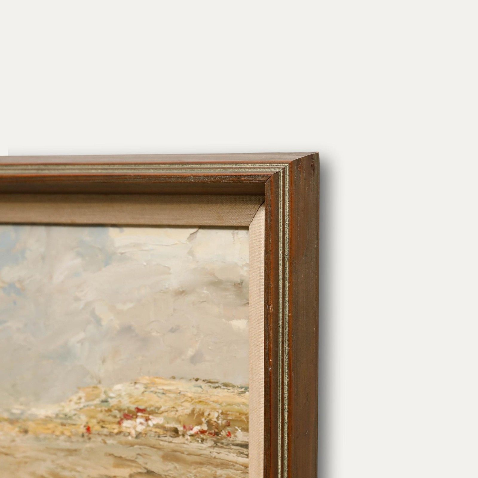 Charles Horwood (1908 1975) Mid 20th Century Oil, Overcast Coastline photo 395.0