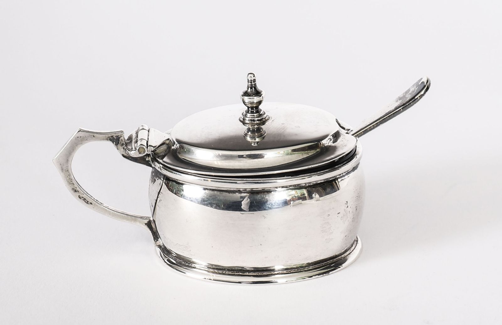 Furniture Antique George V Silver Cruet Set  William Neale & Son 1934. photo