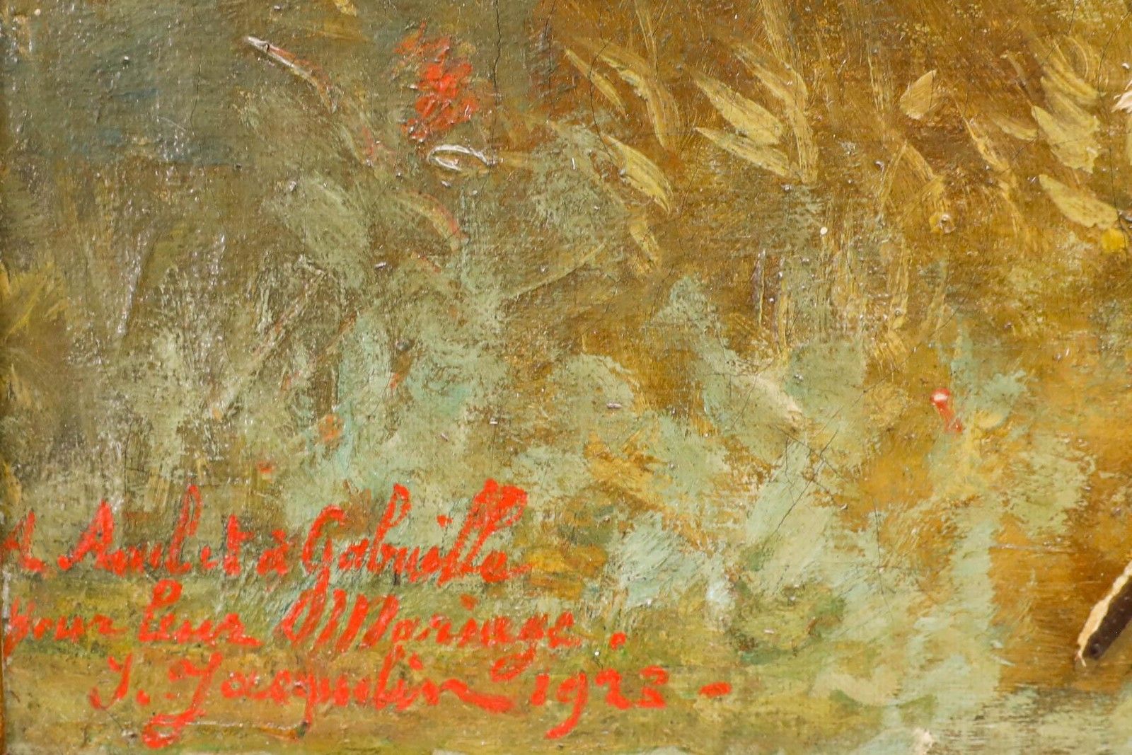 J. Jacquelin After Leon Perrault (1832 1908) 1923 Oil, Sleeping Cupid photo vinterior