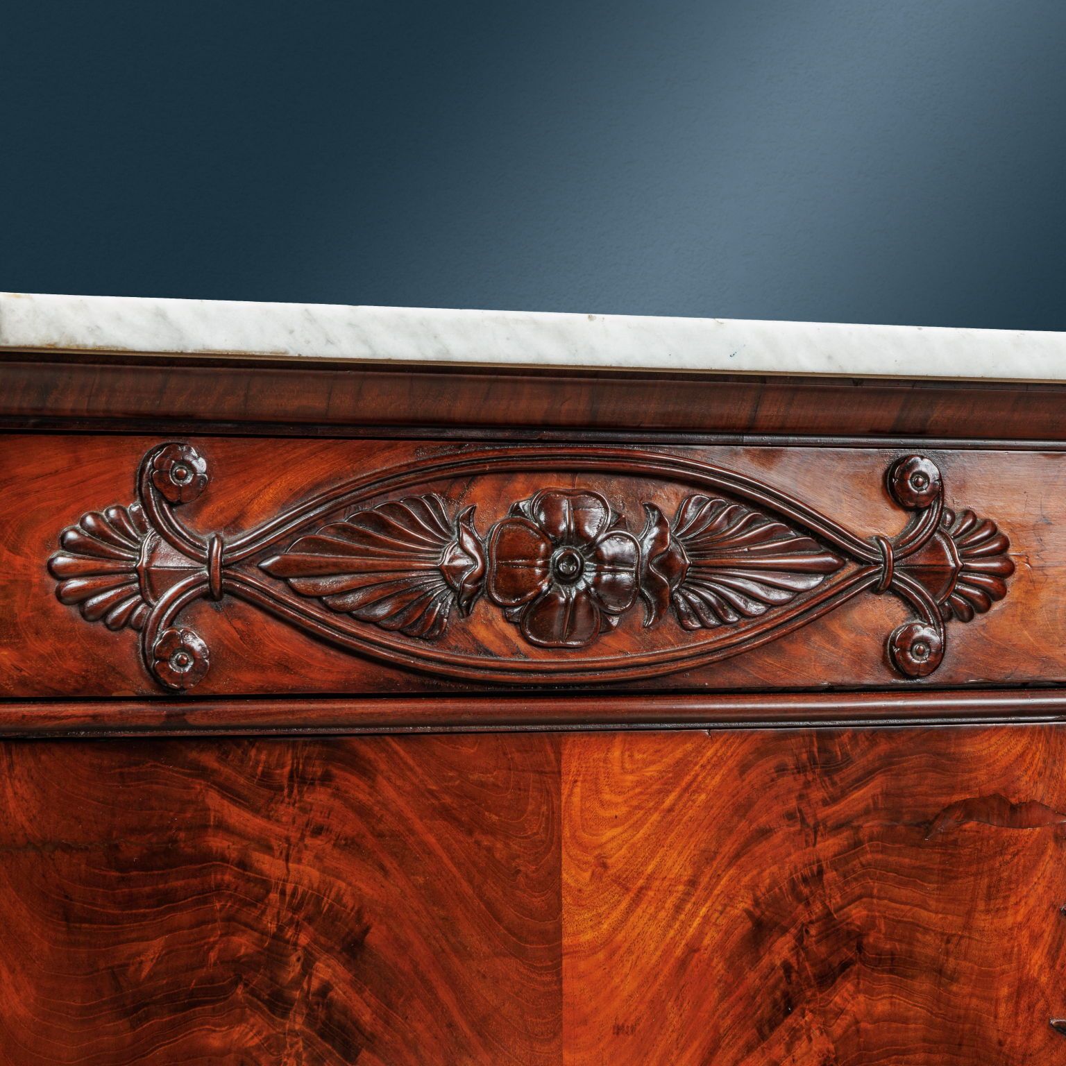 photo furniture Antique Cupboards Restoration Chestnut Mahogany Marble XIX Century