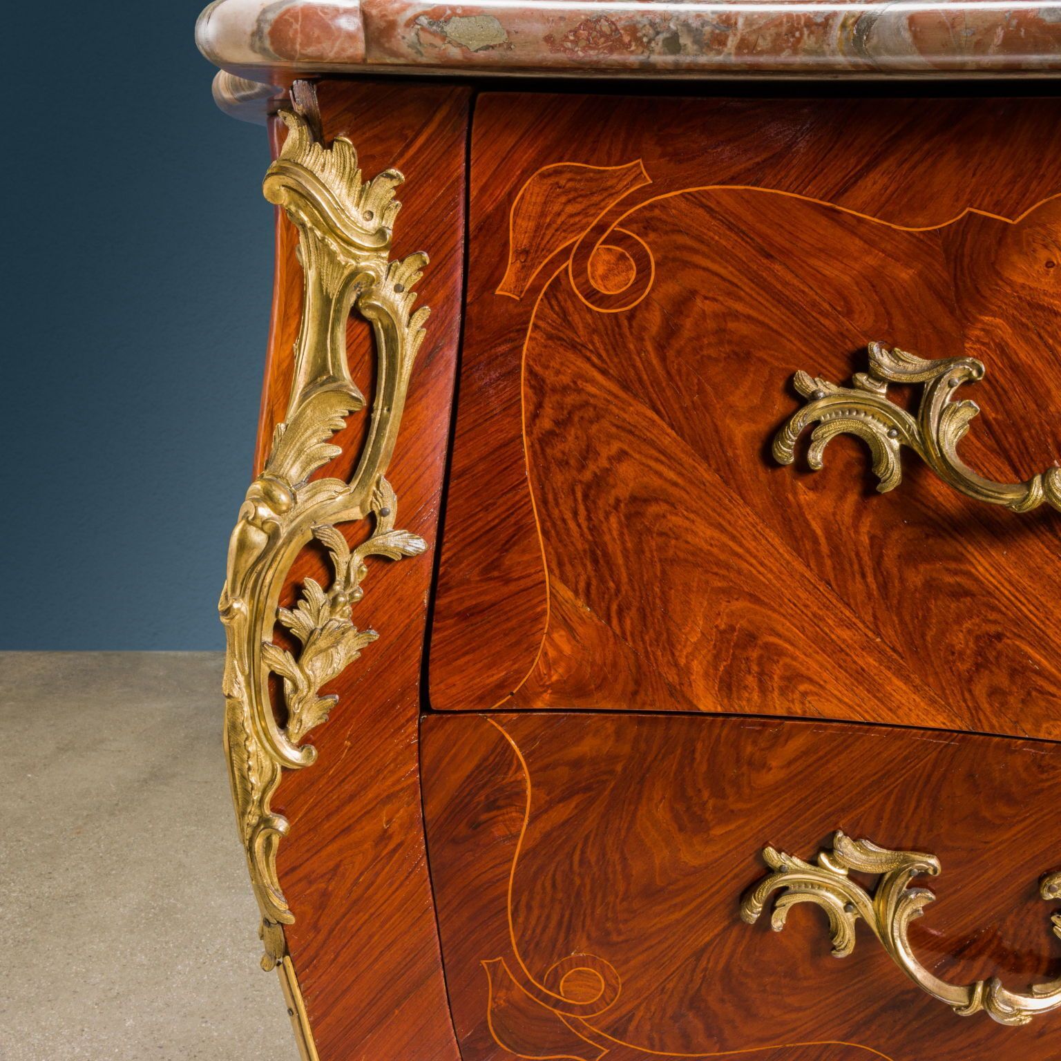 Antique Chest Of Drawers Louis XV Bois De Rose Veneer XVIII Century photo 28740.0