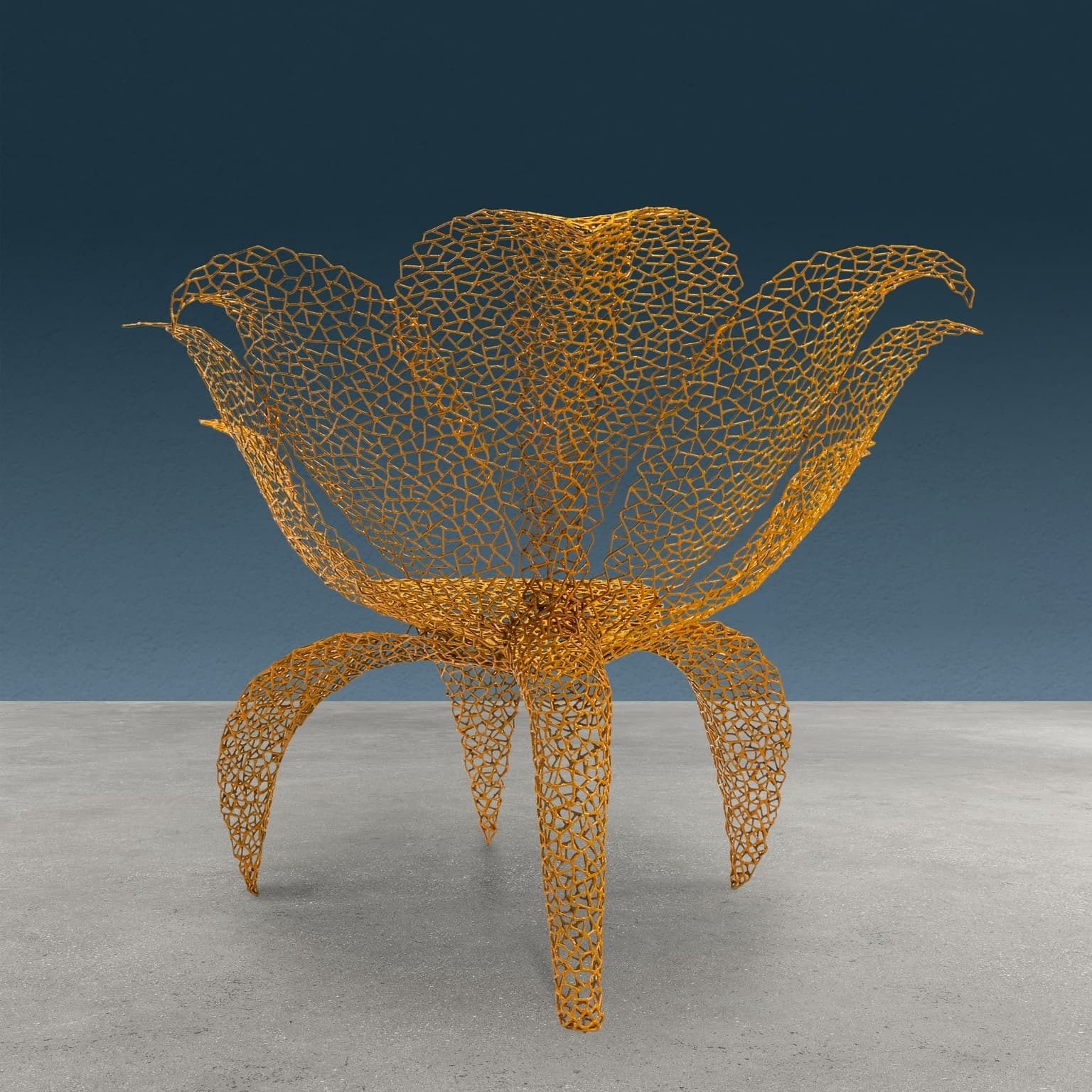Fiore Lancip Armchair Meletto Series Design Anacleto Spazzapan photo for sale