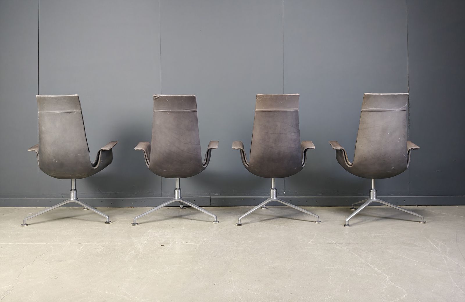 Furniture Fk 6725 Chairs By Preben Fabricius & Jørgen Kastholm For Walter Knoll, 1960s   Set Of 4 photo