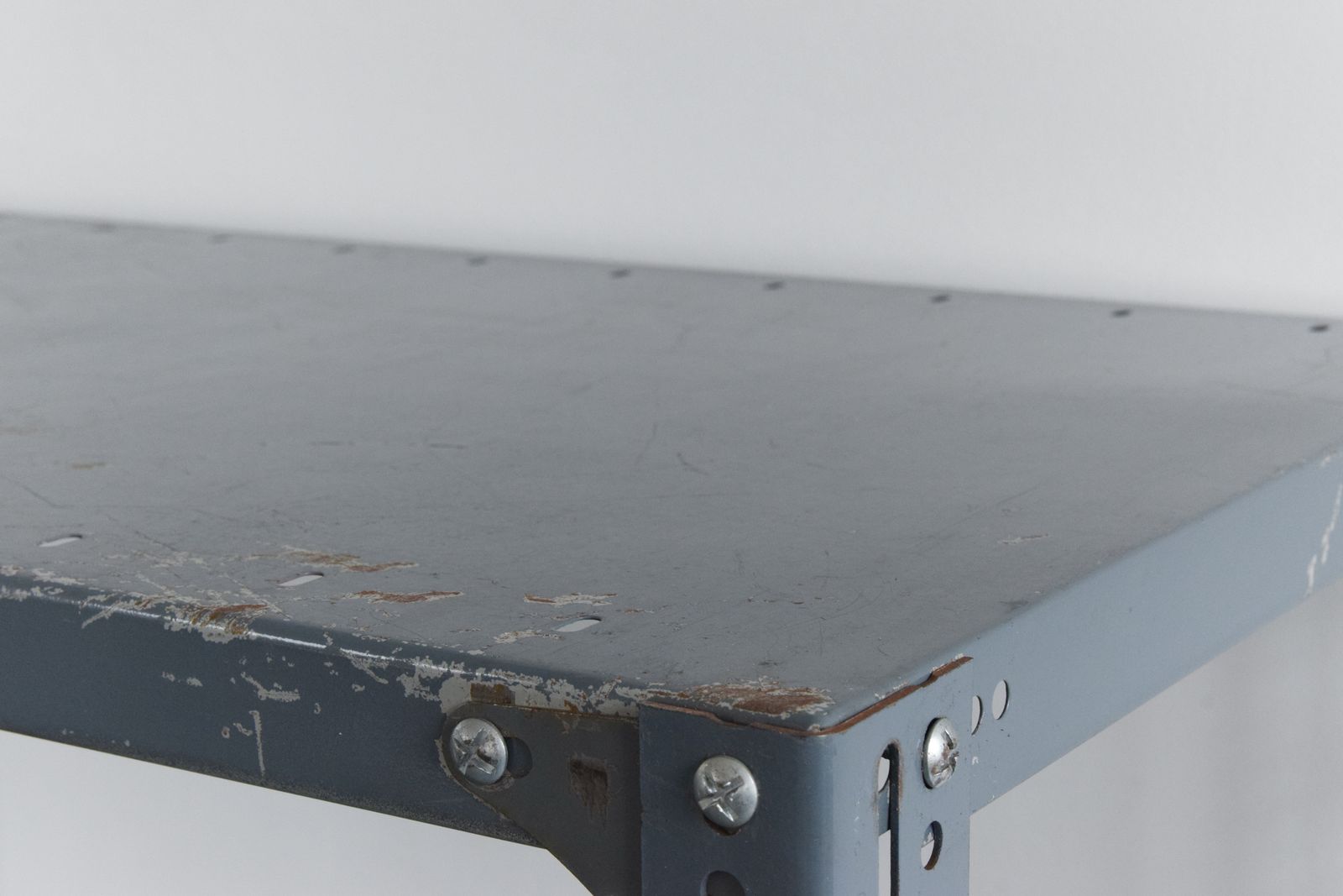 Grey Blue Dexion Industrial Adjustable Metal Shelving photo 235.0